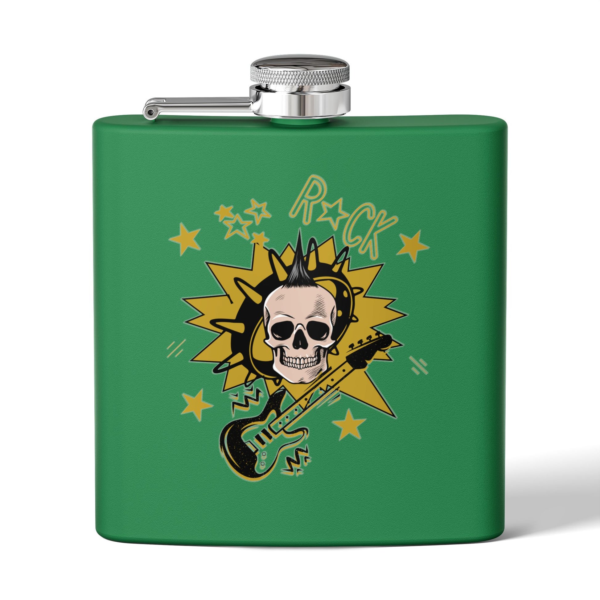 Rockstar-Flachmann aus Edelstahl – 170 ml, Geschenk für Musikliebhaber