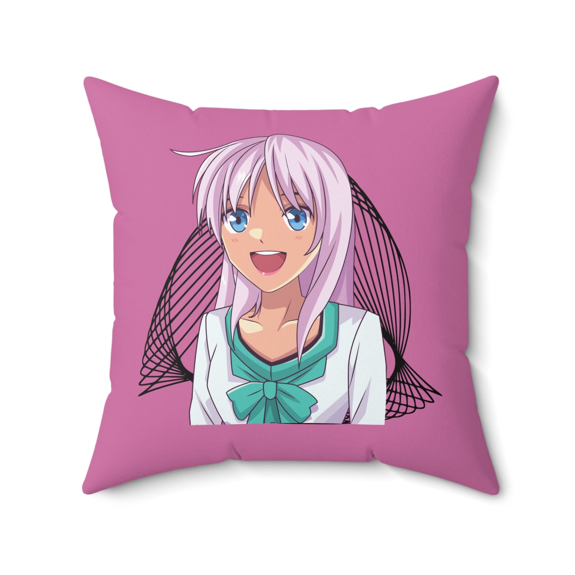 Anime - inspiriertes Dekokissen, Gemütlicher Wohnakzent - Familientruhe