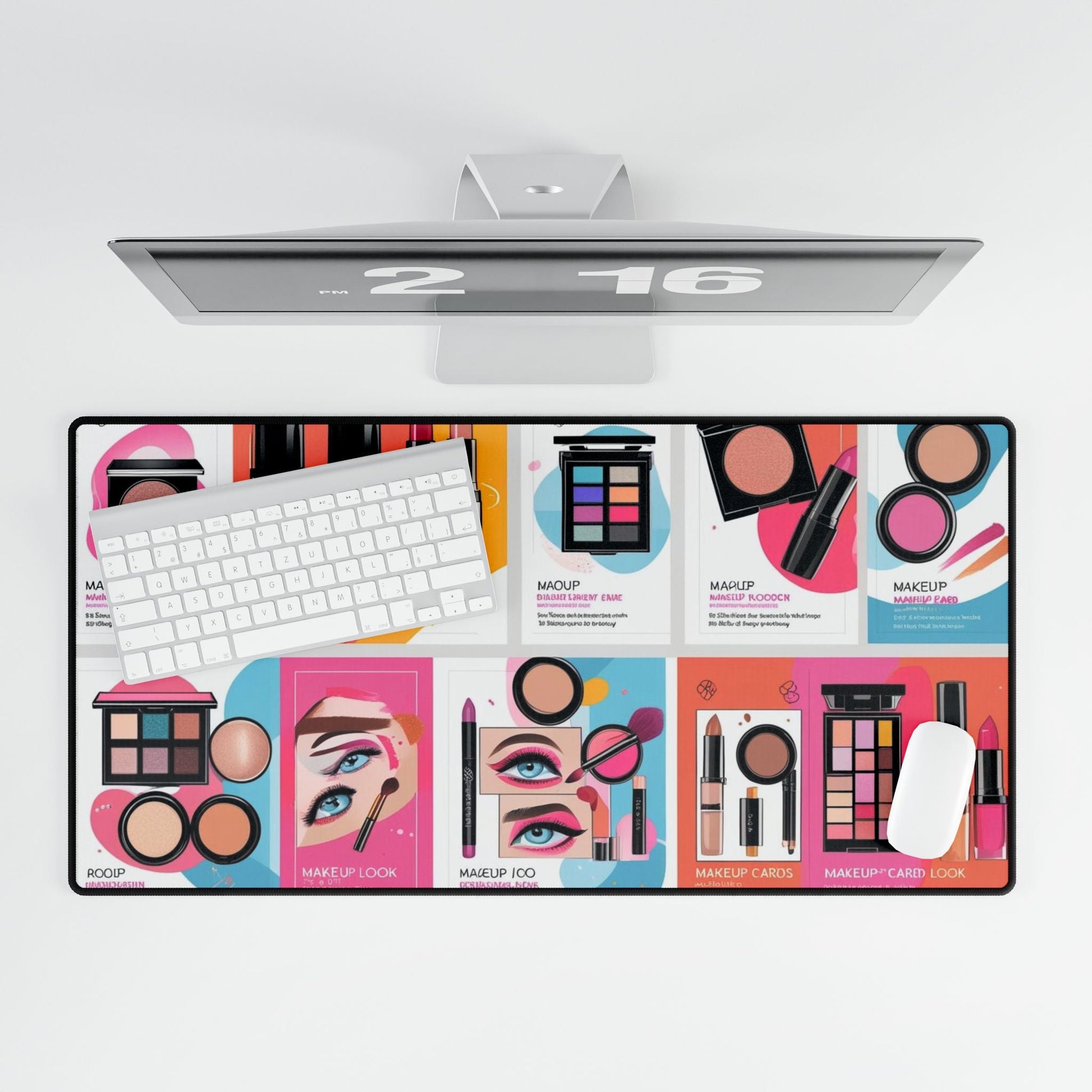 Bunte Make - up - Schreibtischunterlage - Familientruhe