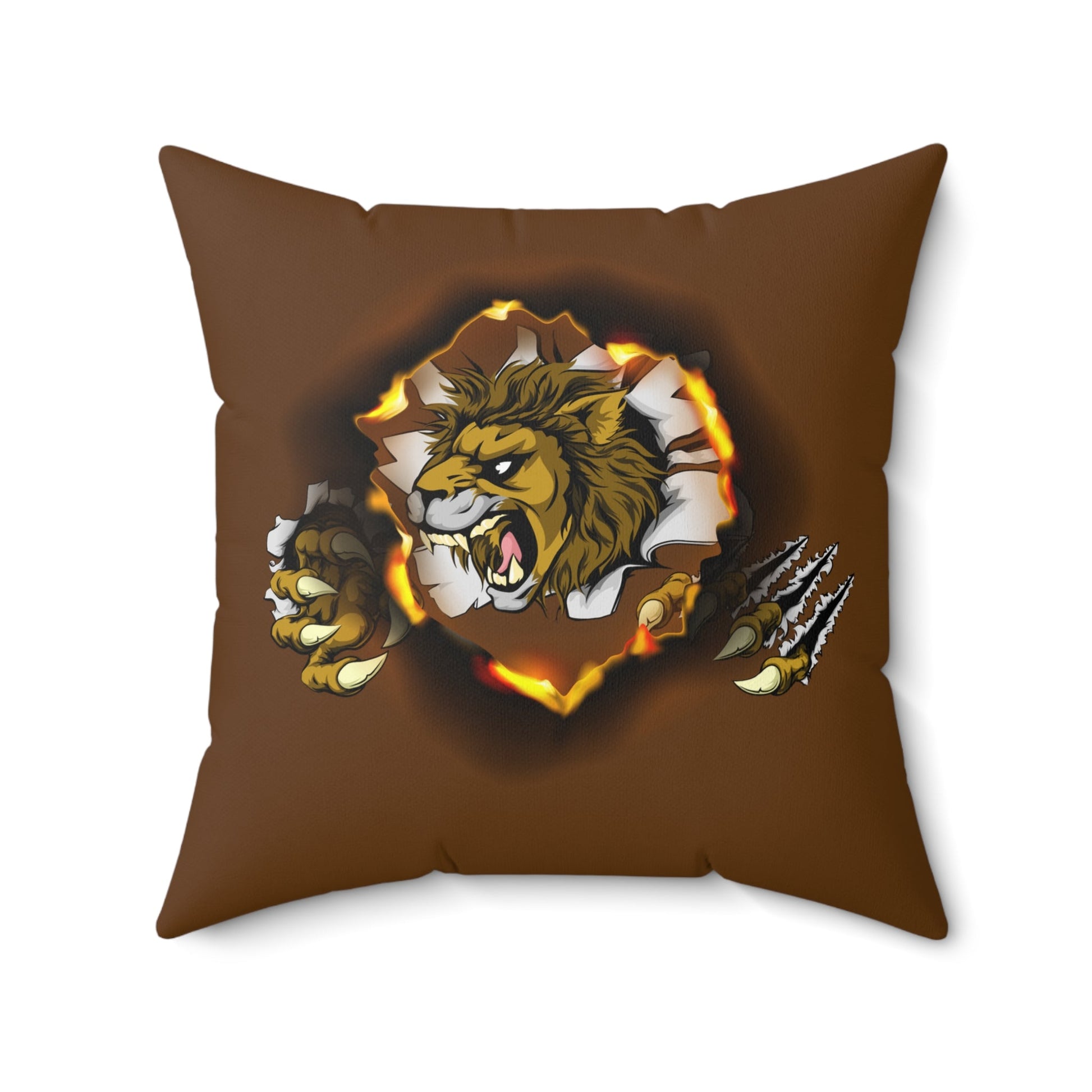Dekokissen mit brüllendem Löwen, Geschenk für Tierliebhaber - Familientruhe