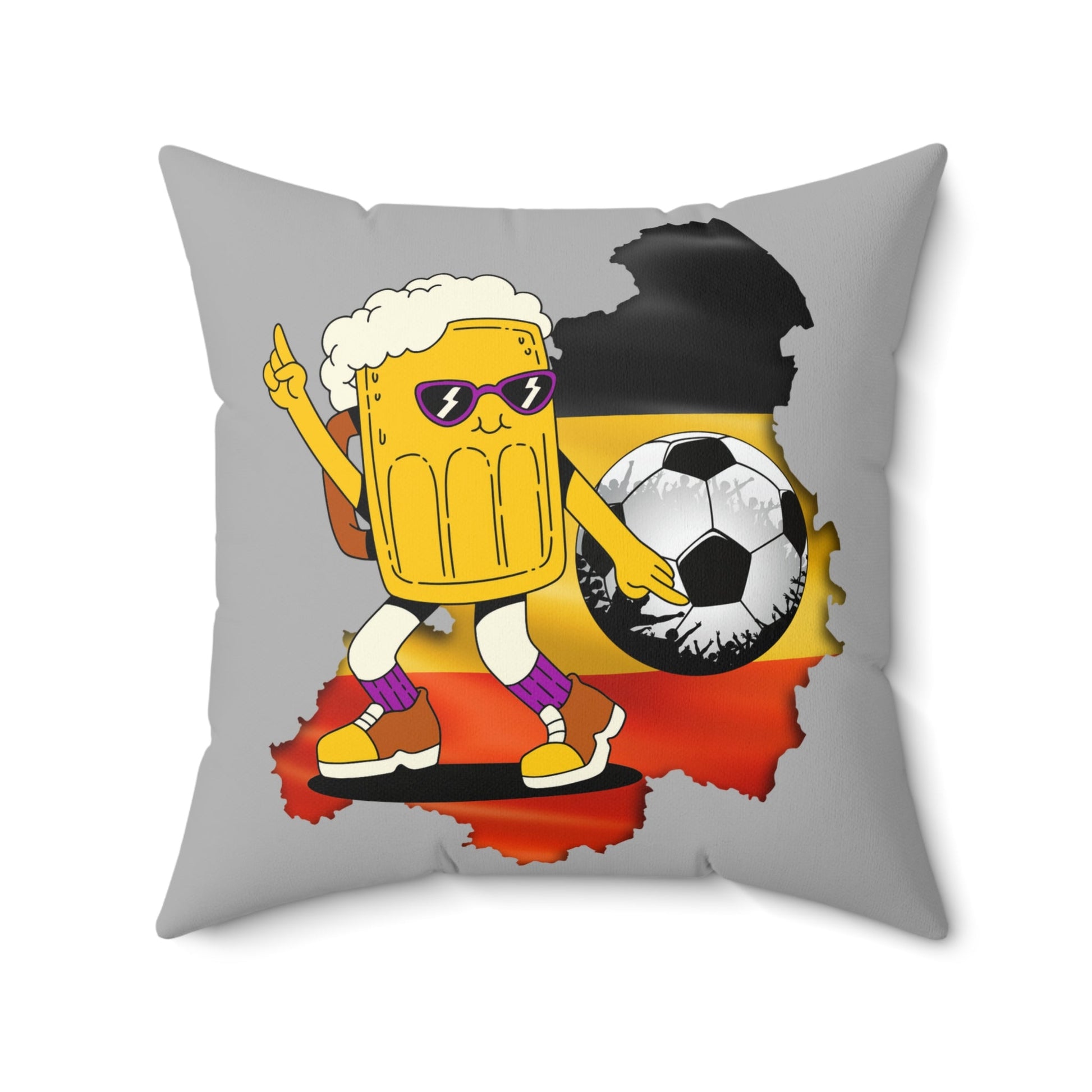 Deutsches Bier Fußball Kissen, Lustiges Wohndekor, Partygeschenk - Familientruhe