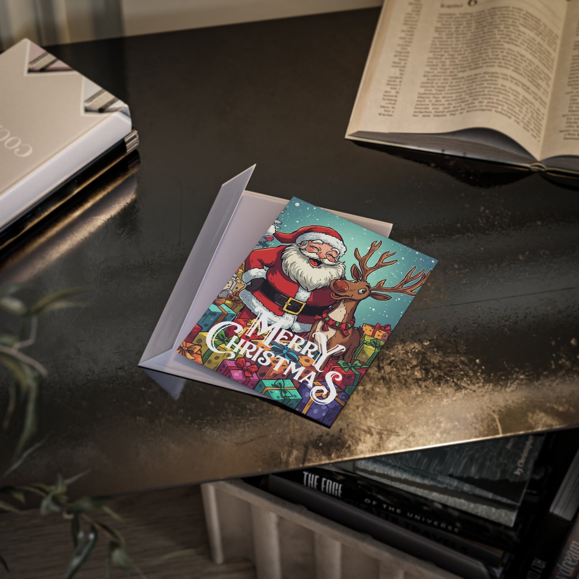 Festliche Weihnachtskarten Frohe Weihnachten Designs - Familientruhe