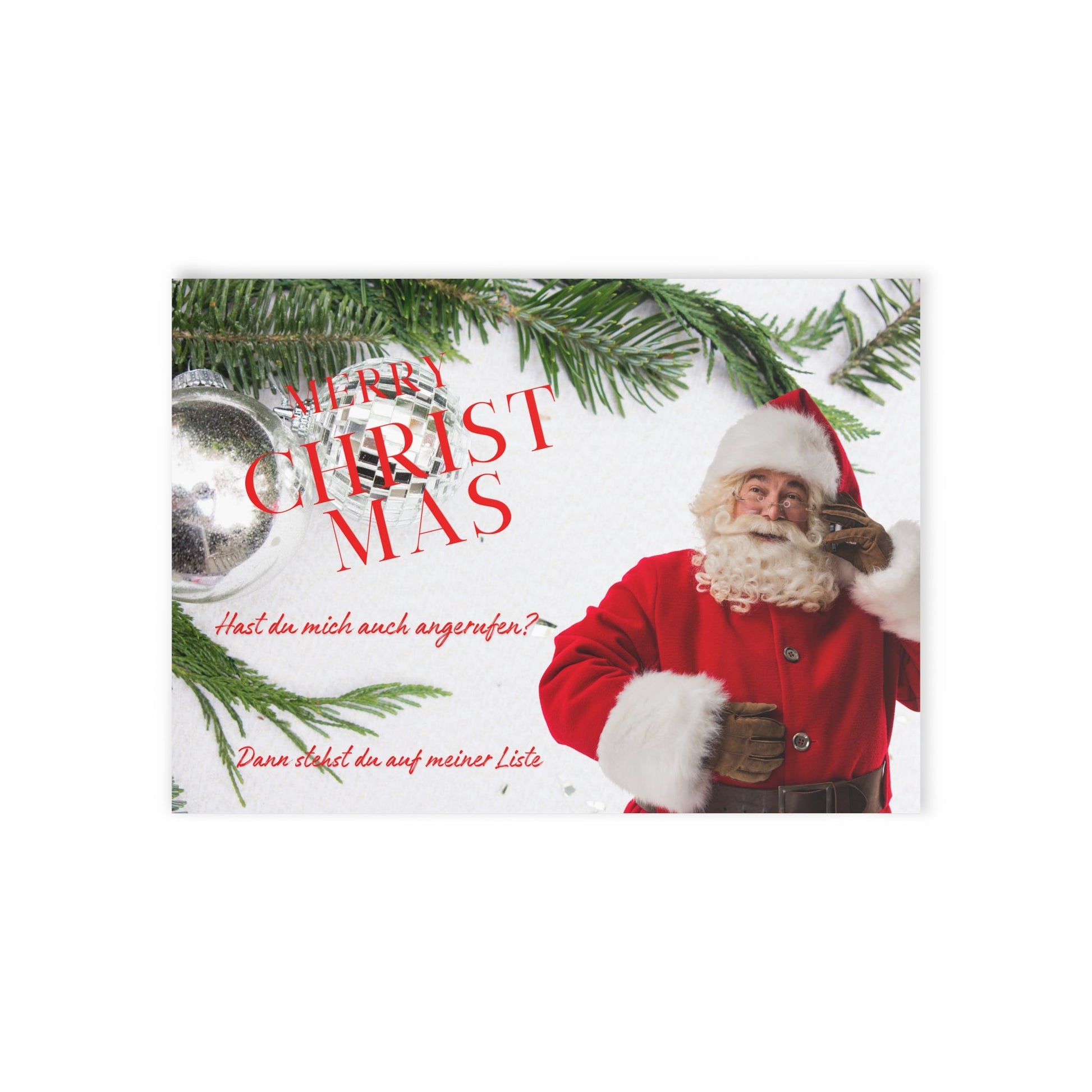 Festliche Weihnachtskarten, personalisierte Grußkarten - Familientruhe