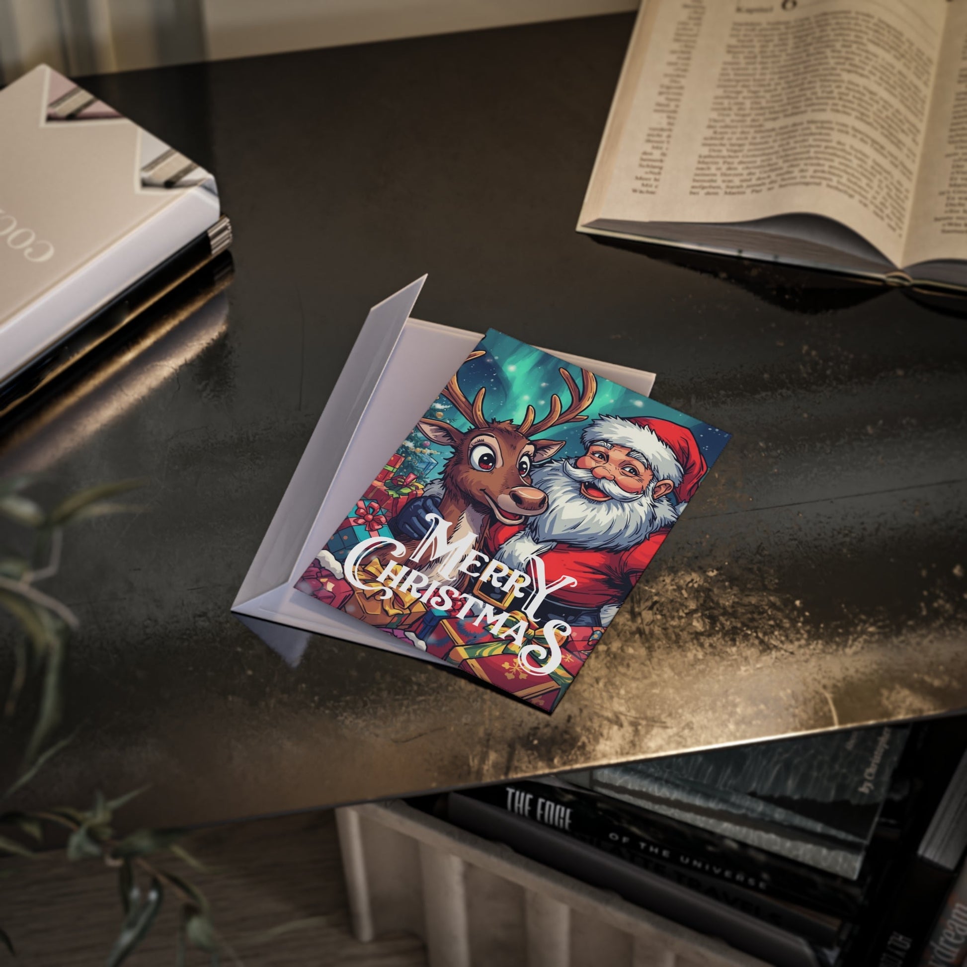 Frohe Weihnachten Weihnachtskarten, Festliche Grußkarten - Familientruhe