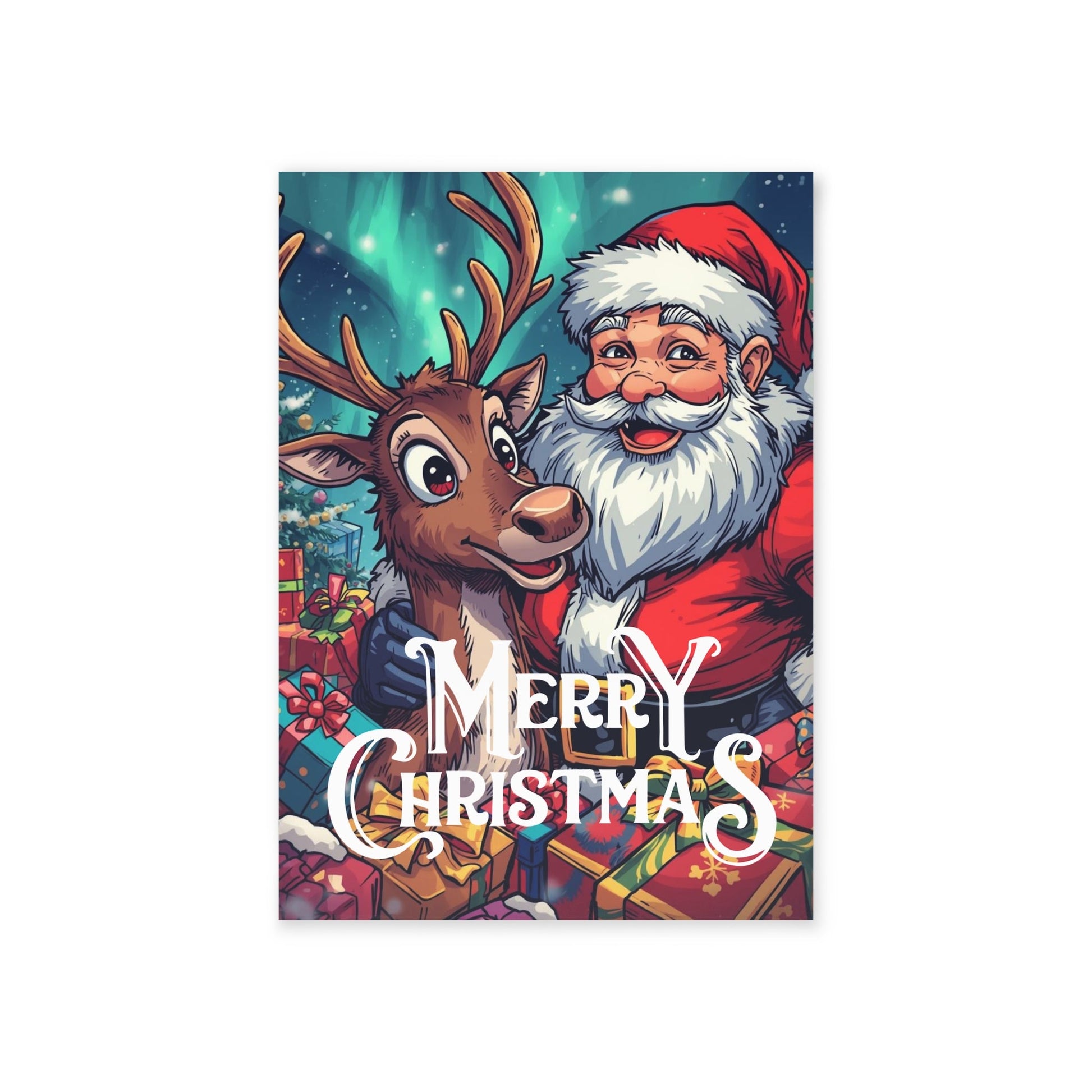 Frohe Weihnachten Weihnachtskarten, Festliche Grußkarten - Familientruhe