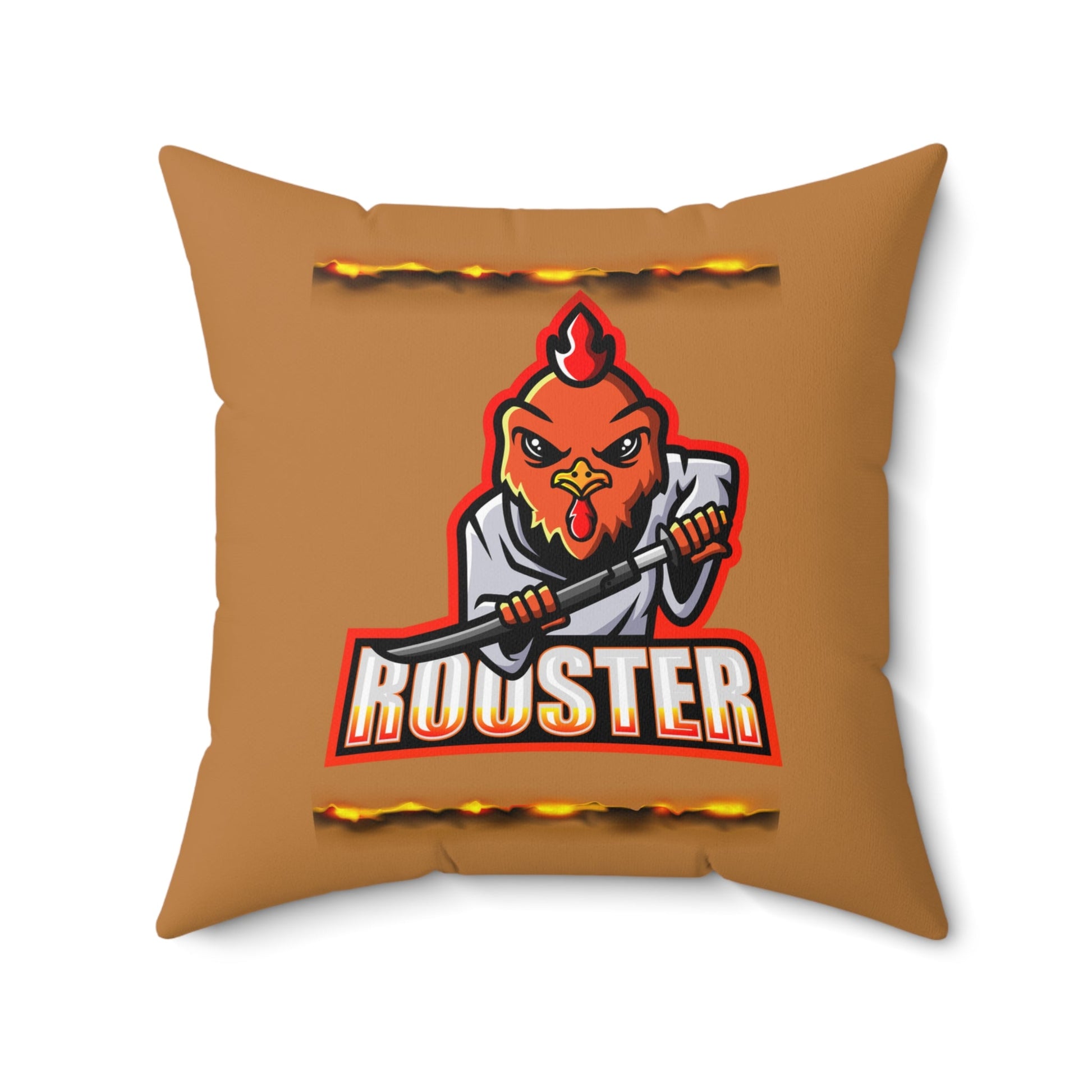 Hahn Grafikkissen - Lustiges Kissen, Wohndekor - Familientruhe