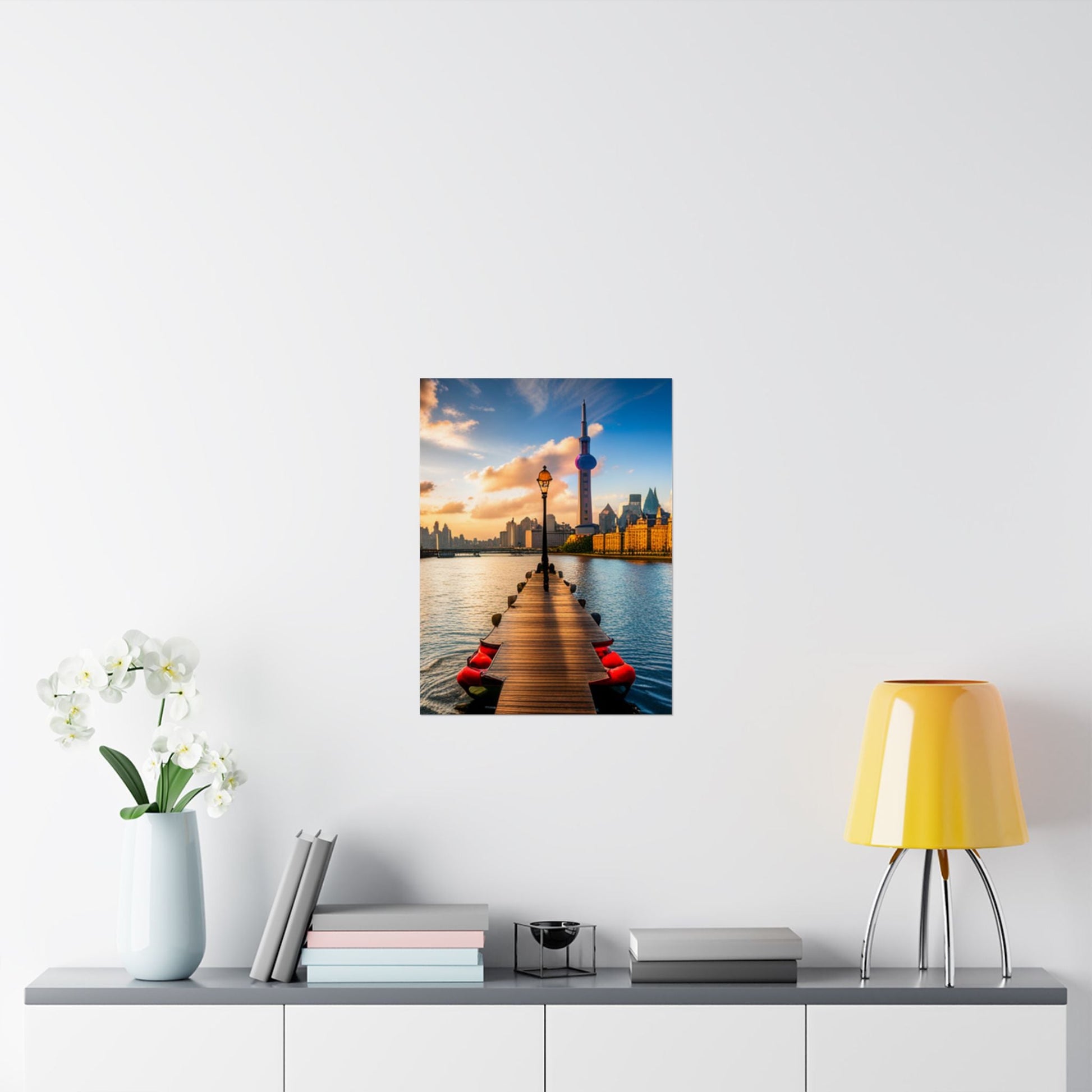 Künstlerische Satin Poster, Wand Kunst Dekor, Fotografie Druck - Familientruhe