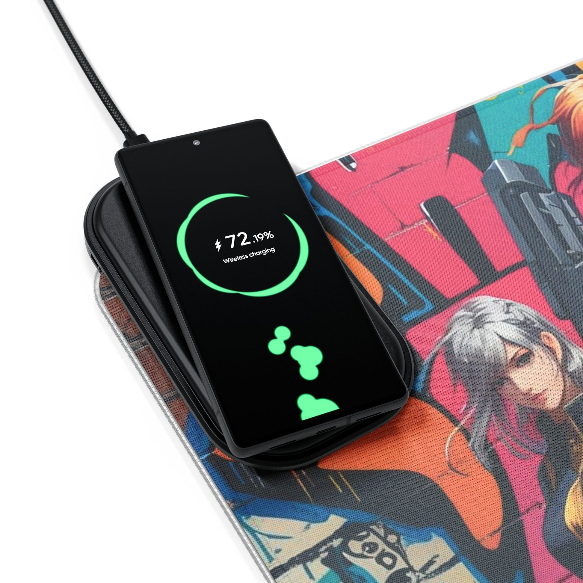 LED - Gaming - Mauspad mit kabelloser Aufladung – perfekt für Gamer - Familientruhe