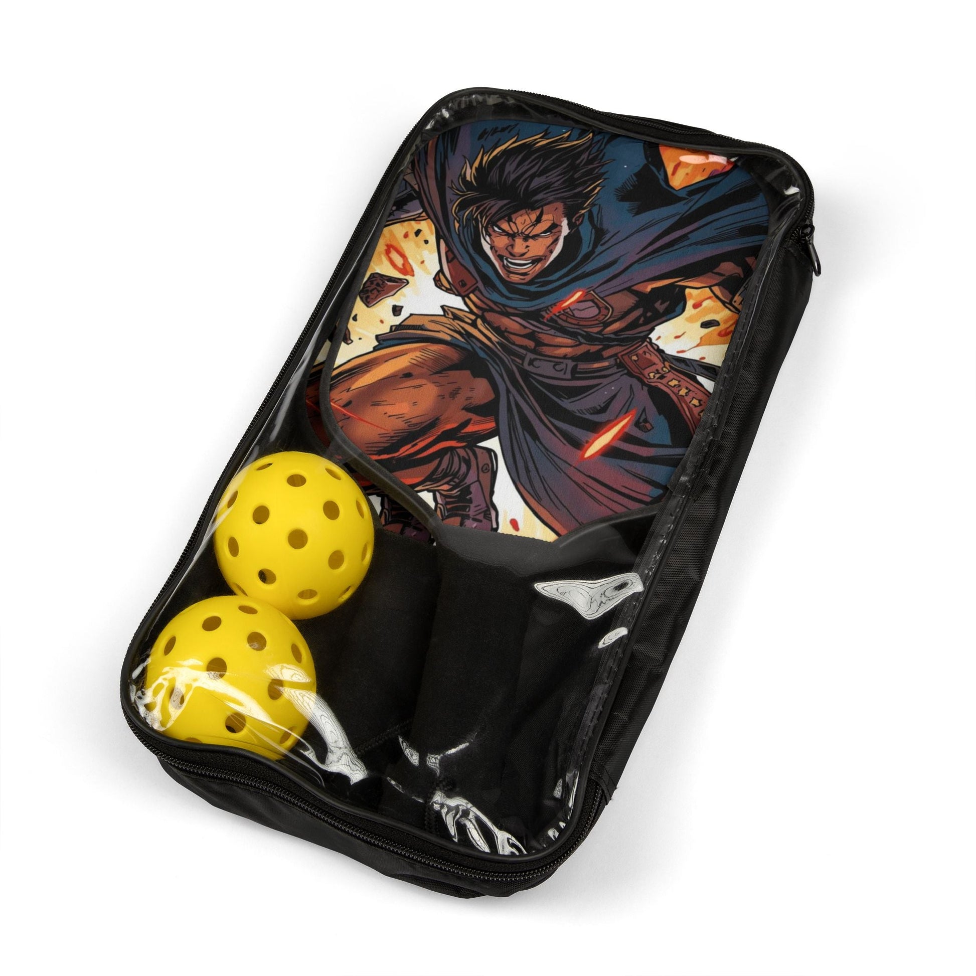 Pickleball - Schläger - Set mit auffälligem Design - Familientruhe