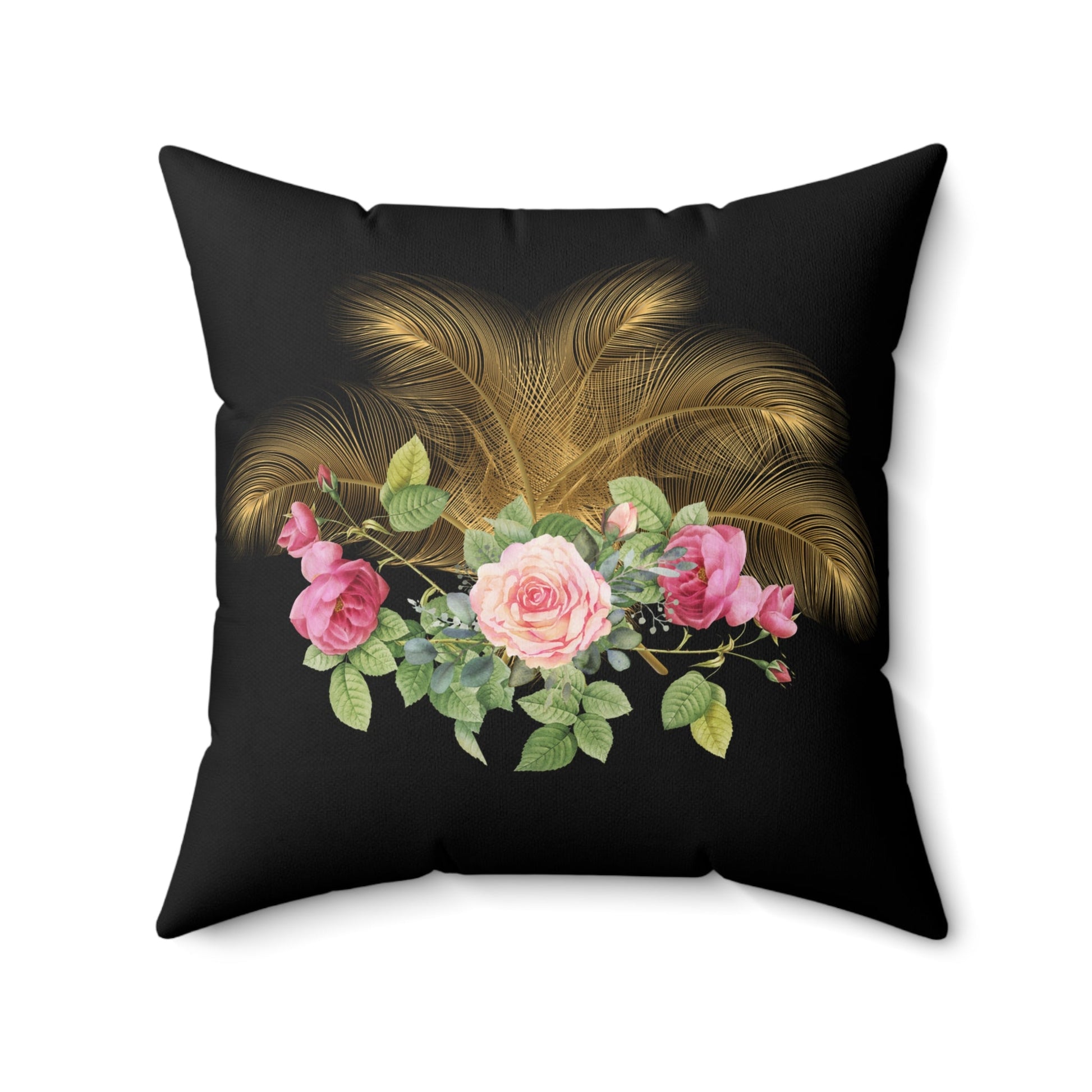 Romantisches Blumenliebeskissen Dekoratives Kissen - Familientruhe