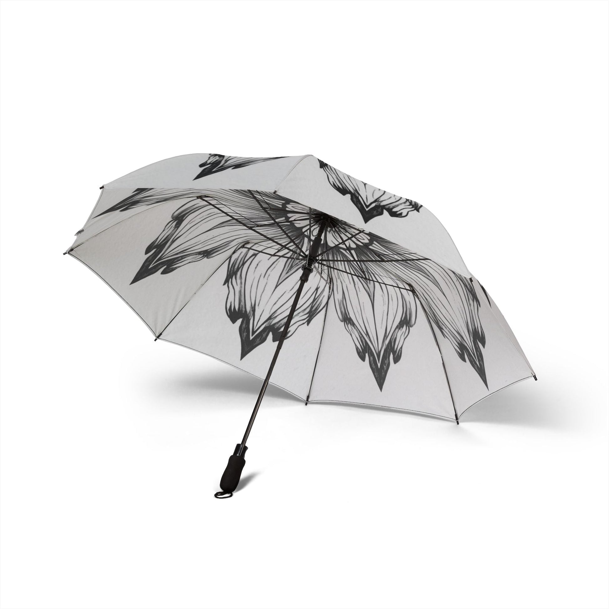 Stilvoller Regenschirm mit Blumenmuster, faltbare Regenbekleidung, perfektes Geschenk - Familientruhe