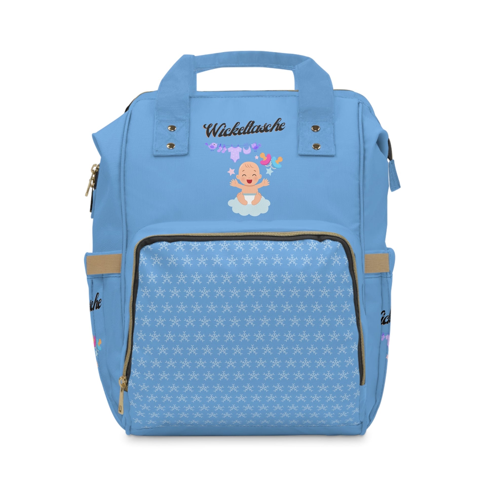 Stylischer multifunktionaler Wickelrucksack für moderne Eltern - Familientruhe