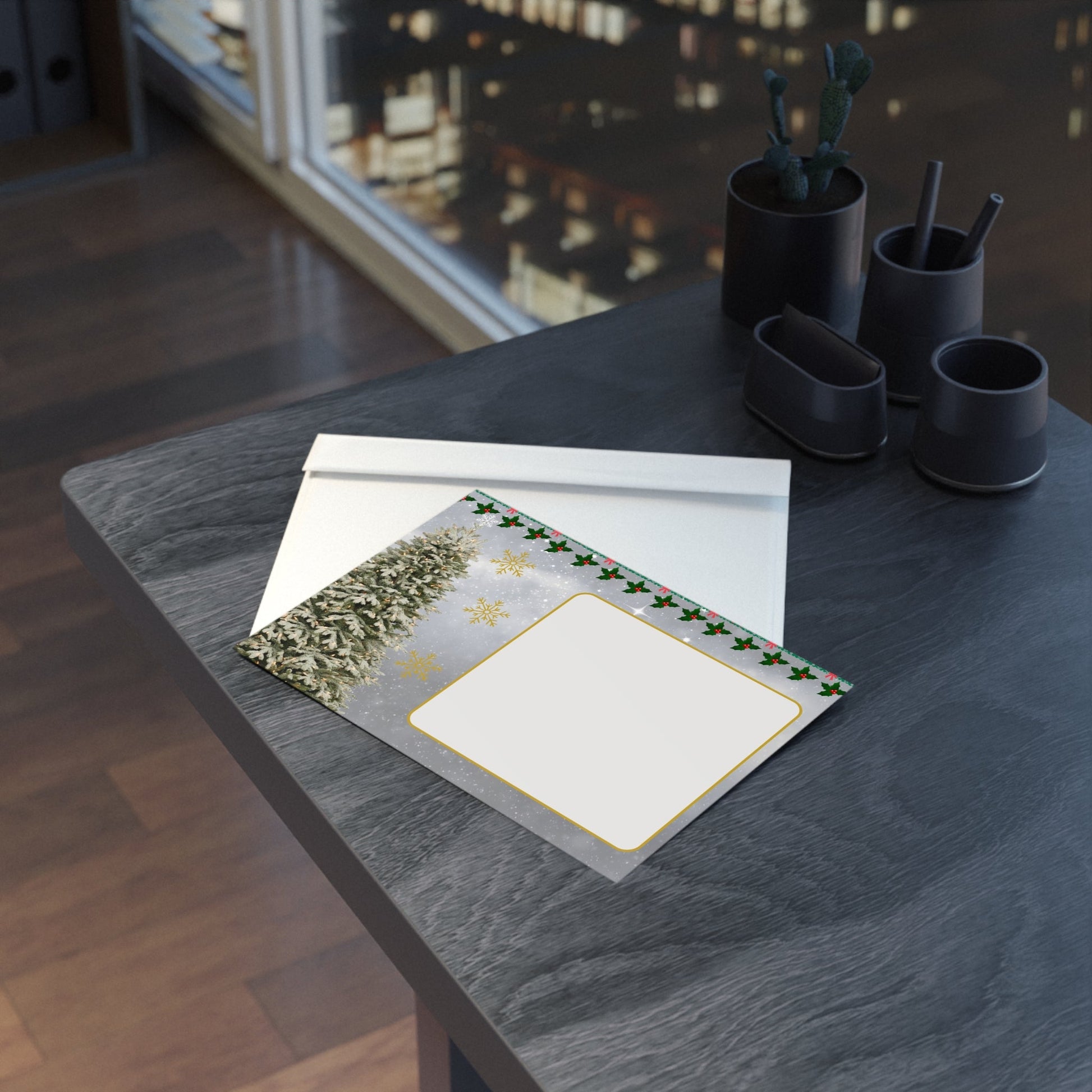 Weihnachtskarten, Festliche Grußkarten - Familientruhe