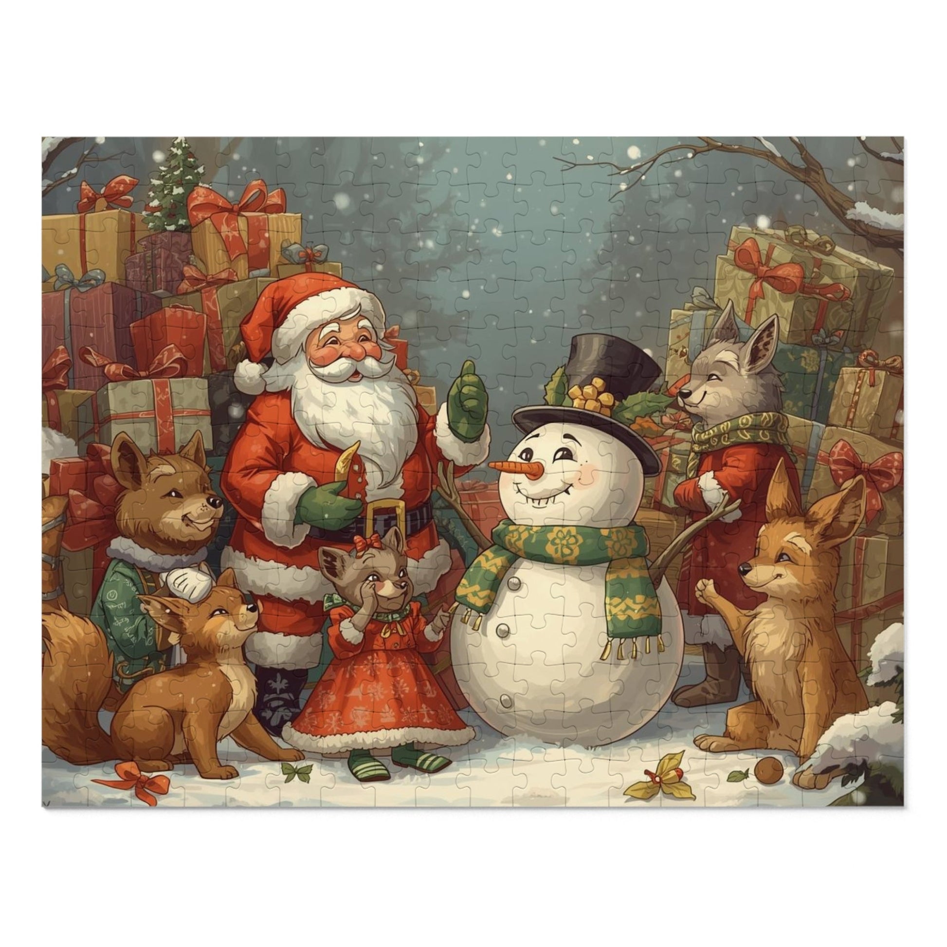 Weihnachtspuzzle mit Dose fĂĽr die ganze Familie - Familientruhe