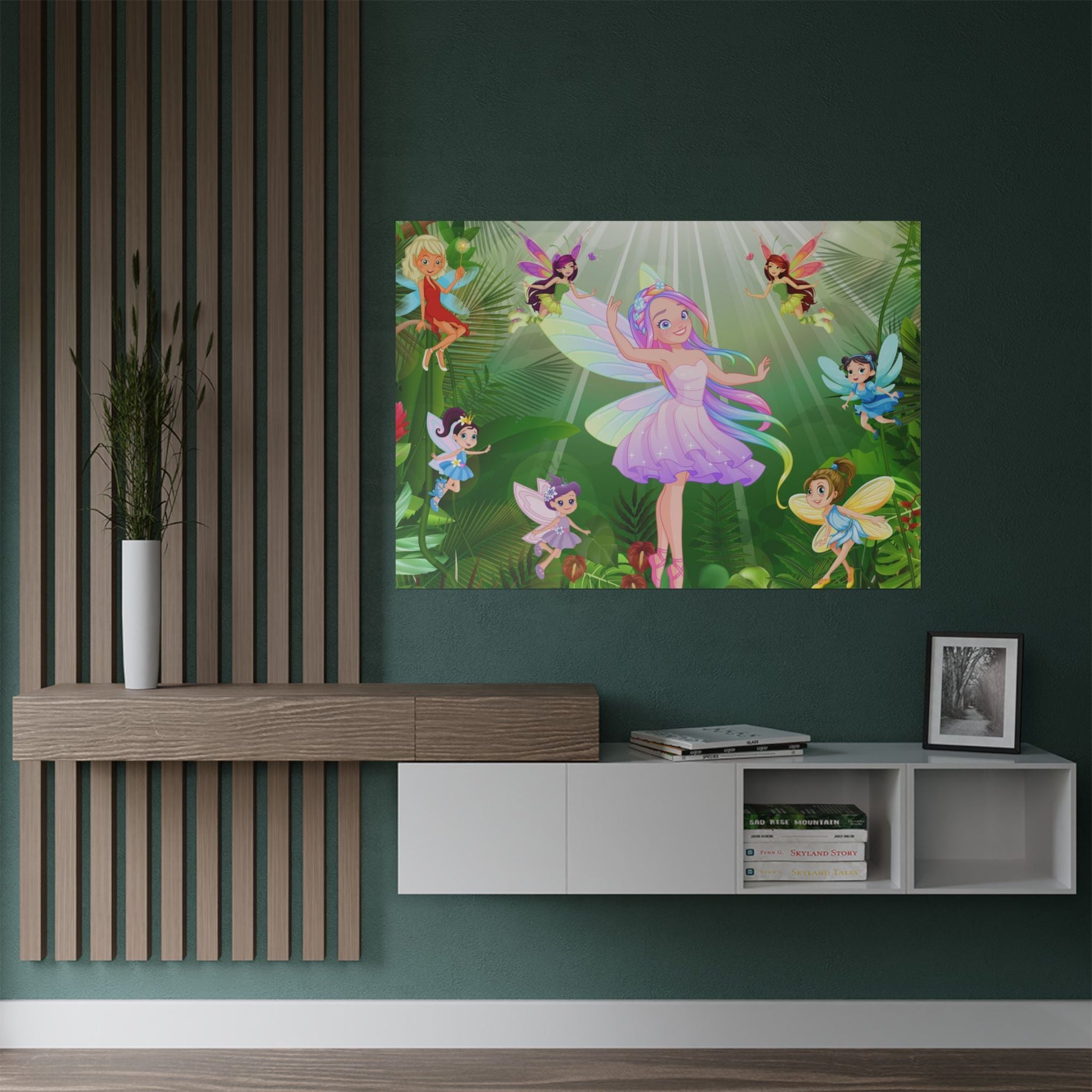 Zauberhaftes Feen - Satin - Poster, Zauberhafte Wandkunst - Familientruhe