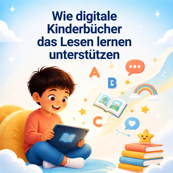 Wie digitale Kinderbücher das Lesen lernen unterstützen