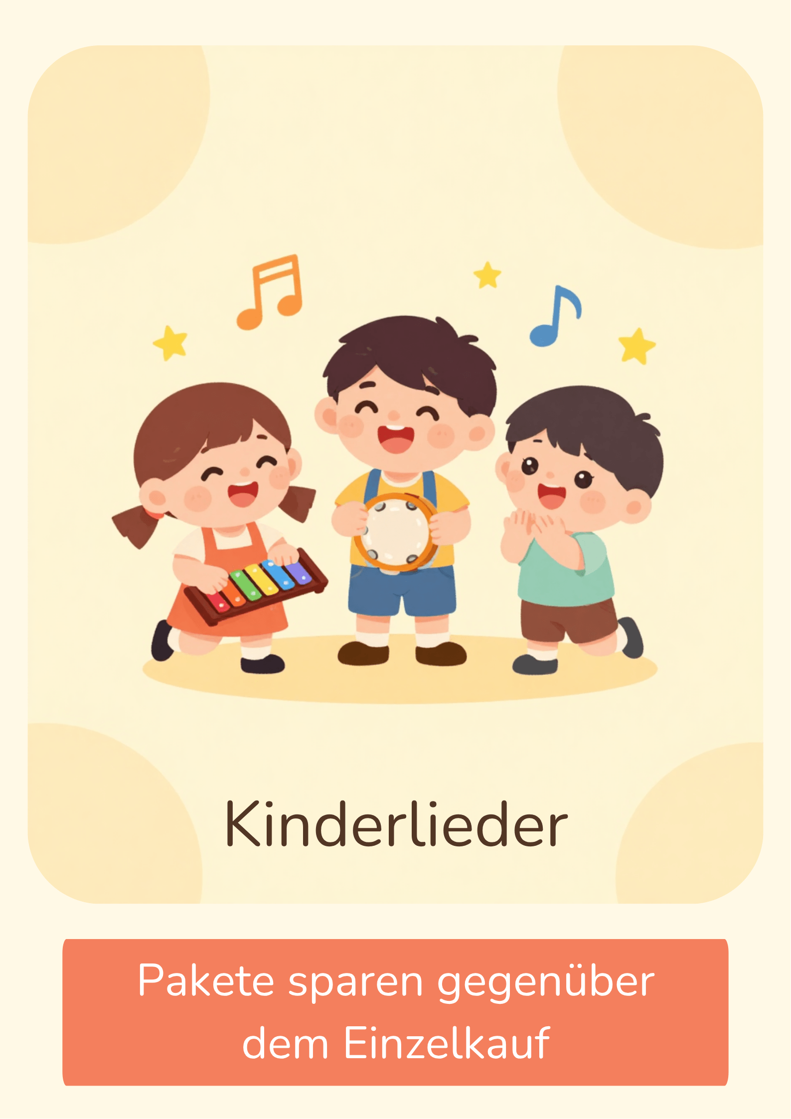 10 Fröhliche Kinderlieder Nummer 1 - Mega Spar-Paket mit fröhlichen Kindern und bunten Elementen