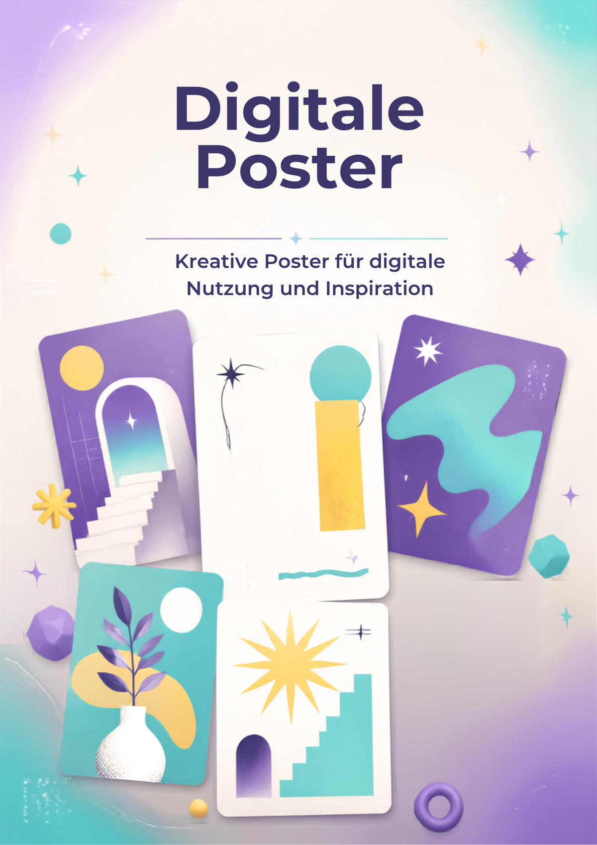 Digitale Poster für dein Kinderzimmer: Kreative digitale Designs zur Inspiration und Verschönerung.