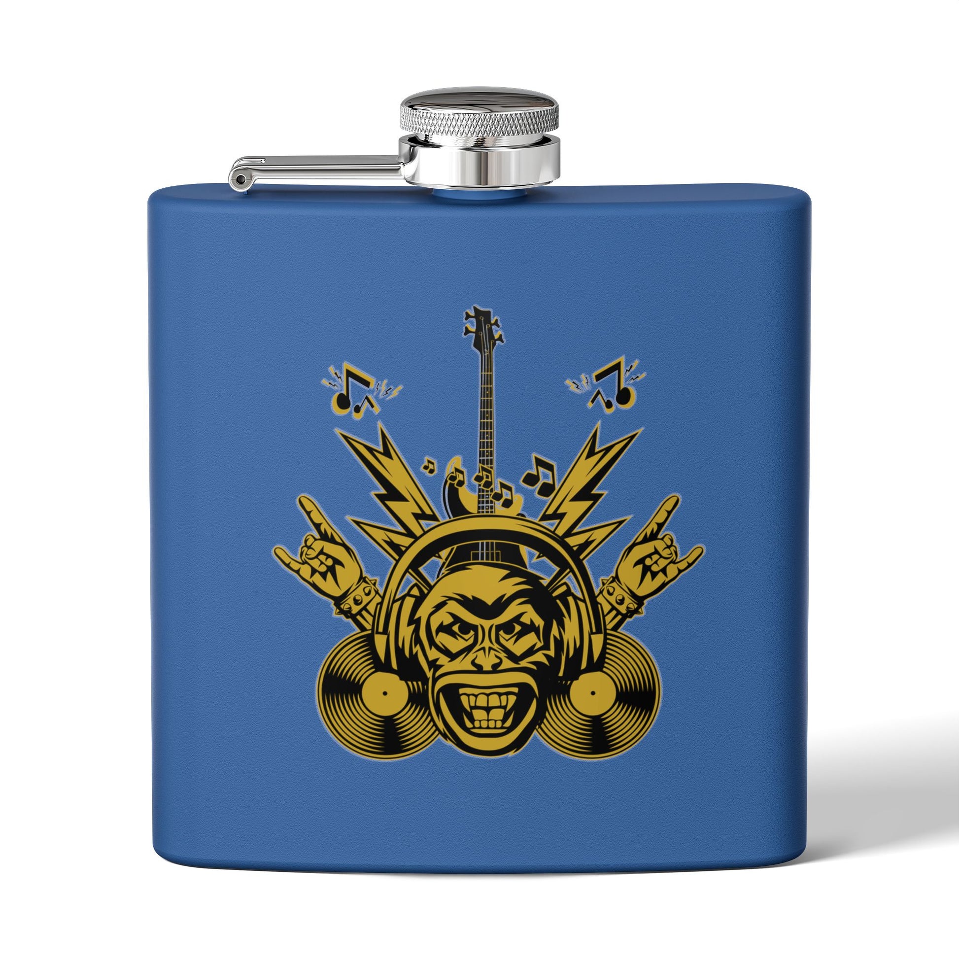 Flachmann für Rockmusikliebhaber – 170 ml Edelstahl-Flachmann