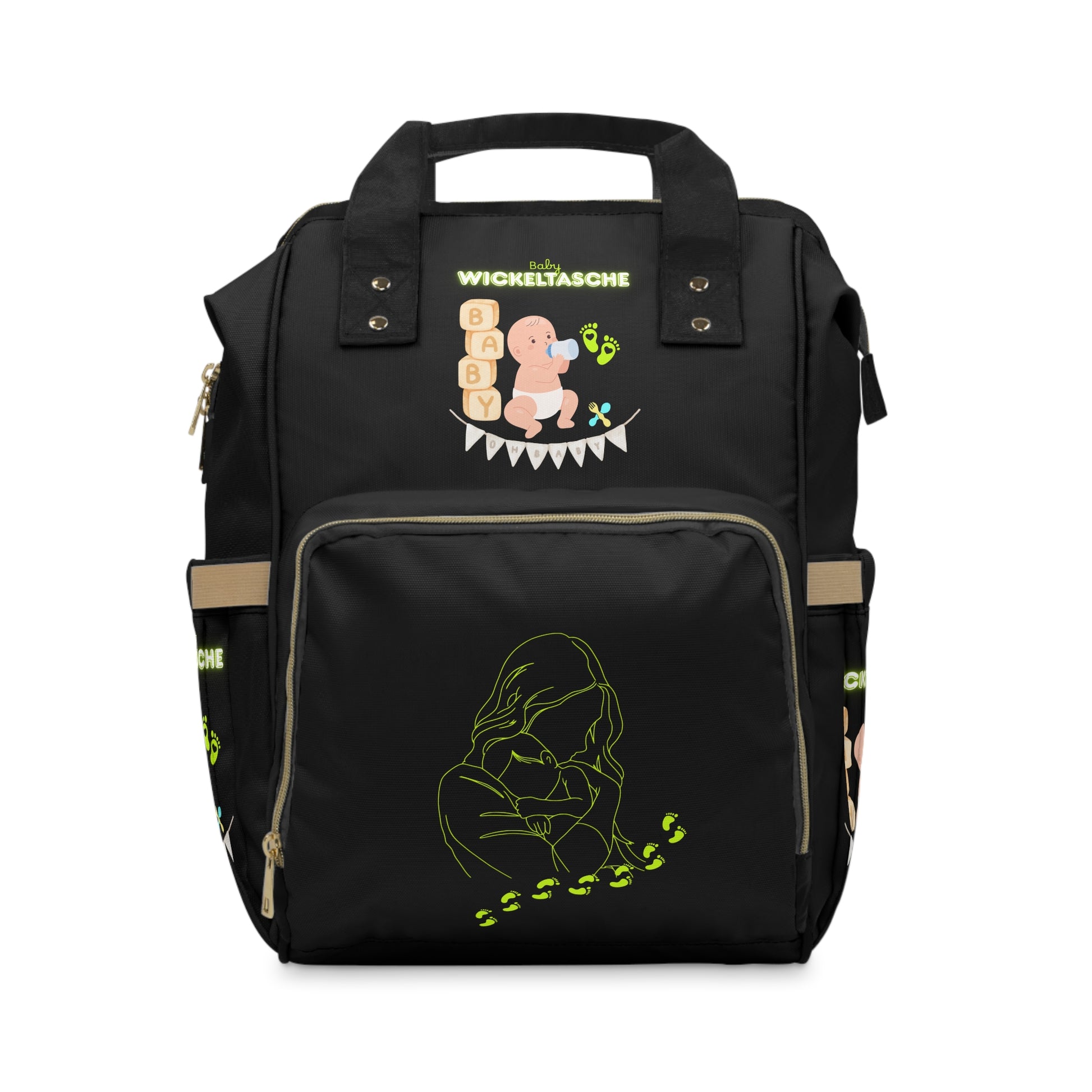Stylischer multifunktionaler Wickelrucksack für moderne Eltern