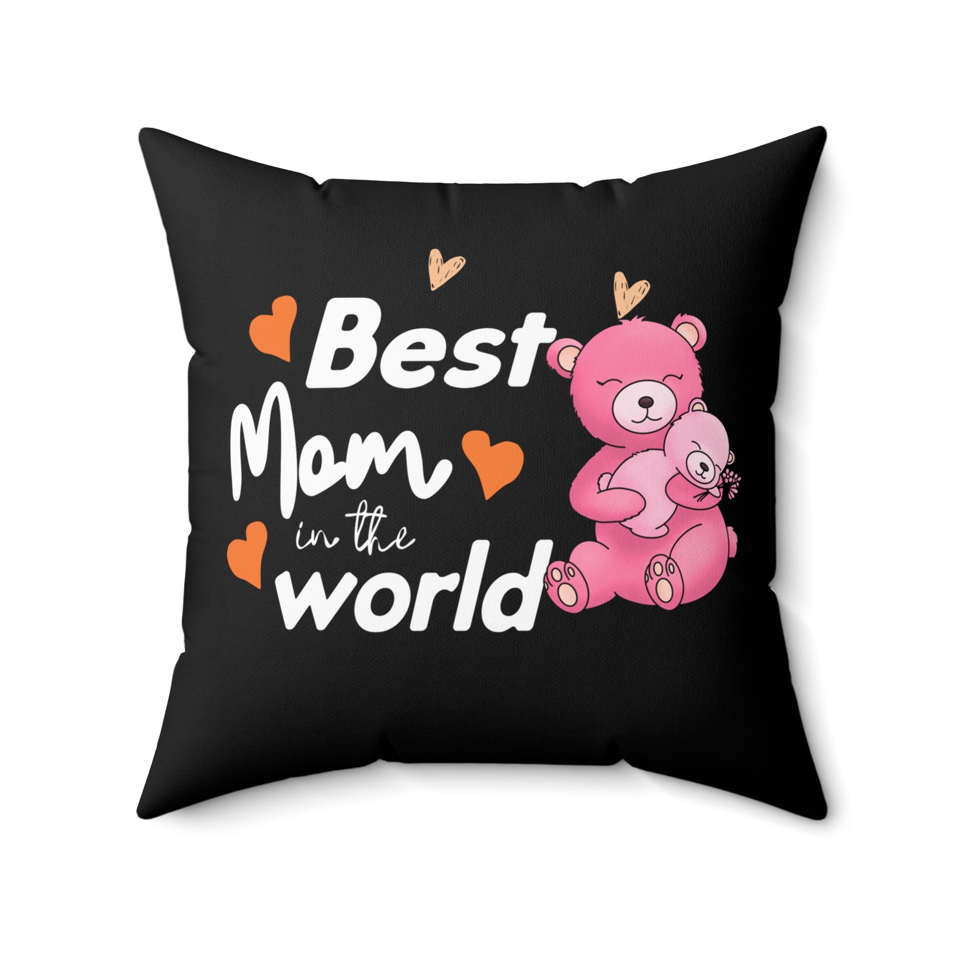 Kissen „Beste Mama der Welt Süßes Geschenk zum Muttertag, Babypartys, Wohndeko, gemütliches Kissen, herzerwärmendes Geschenk