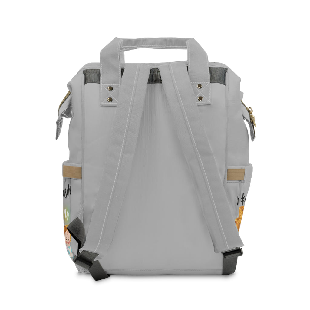 Süßer multifunktionaler Wickelrucksack für Eltern – „I Make Me Happy“-Design