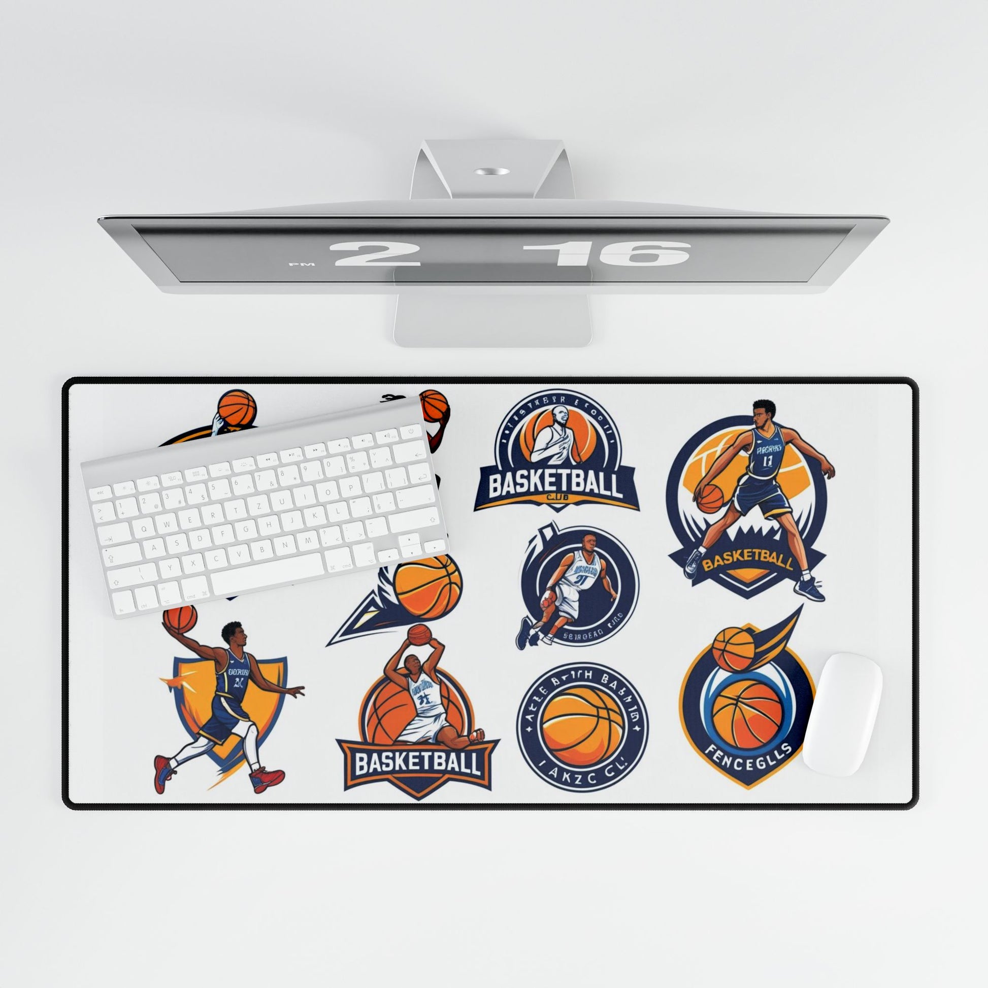 Basketball Schreibtischmatten - Geschenk für Sportliebhaber, Gaming-Matte, Bürodekor, Einzigartige Basketball-Kunst, Geburtstag, Abschluss