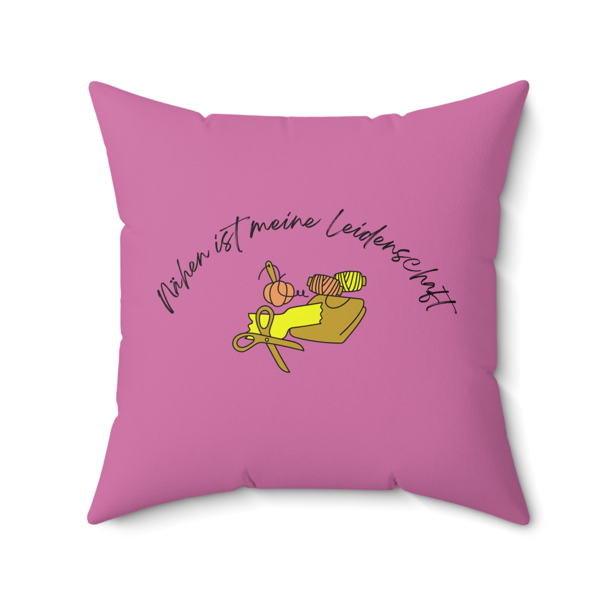 Crafty Passion Kissen | Wohndeko, Geschenk für Bastler, Nähkissen, gemütliche Akzentkissen, Strickdeko