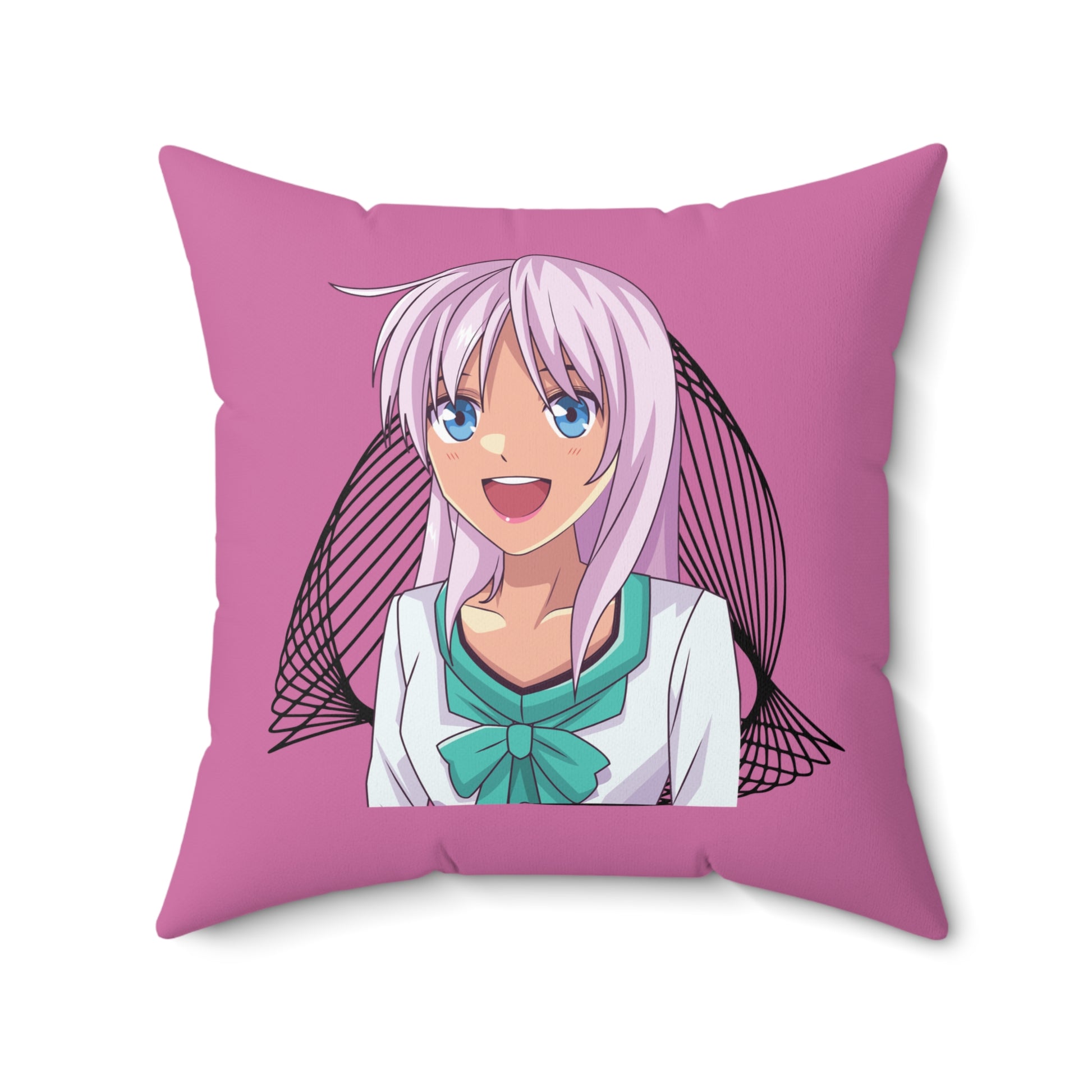 Anime-inspiriertes Dekokissen, Gemütlicher Wohnakzent, Wurfkissen, Geschenk für Anime-Fans, Schlafzimmerdeko, Einzigartiges Geschenk zur Wohnungserwärmung