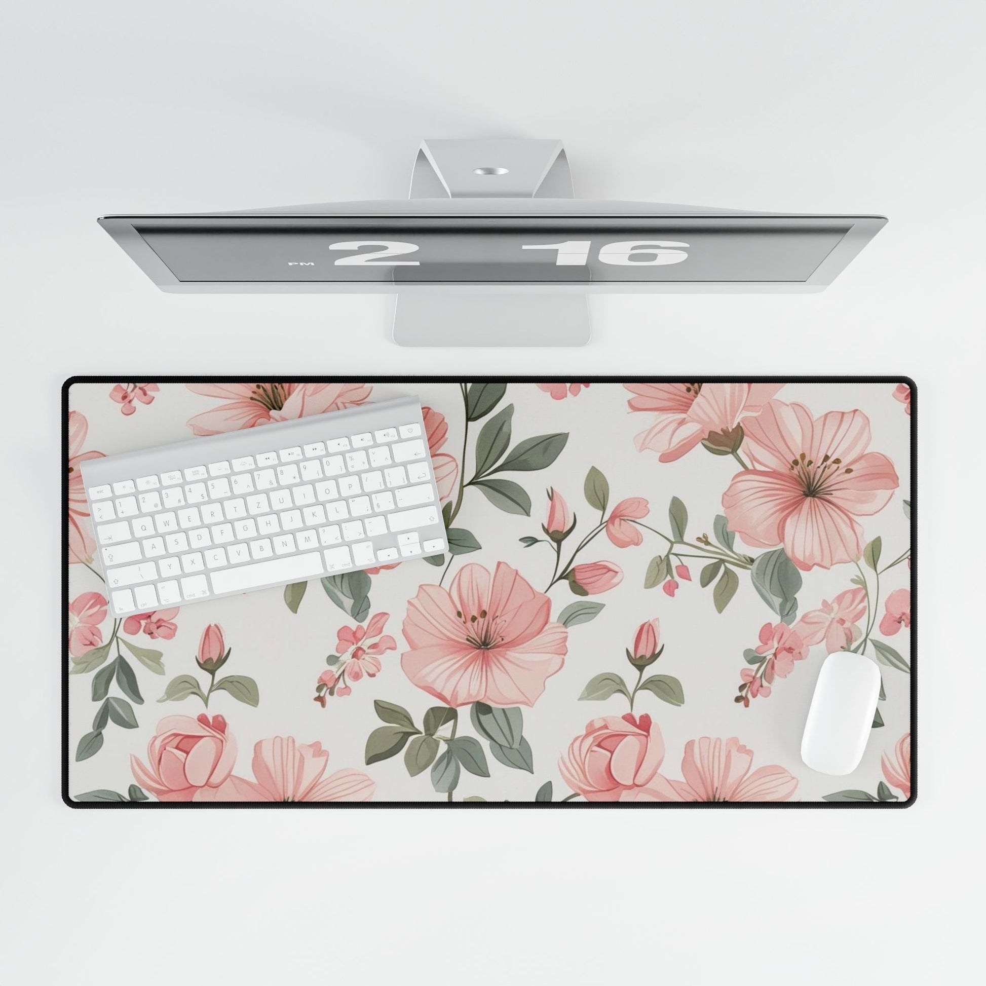 Florale und elegante Schreibtischunterlagen für das Home Office, anpassbares Arbeitsplatzzubehör, Geschenk für Lehrer, Studenten und Berufstätige