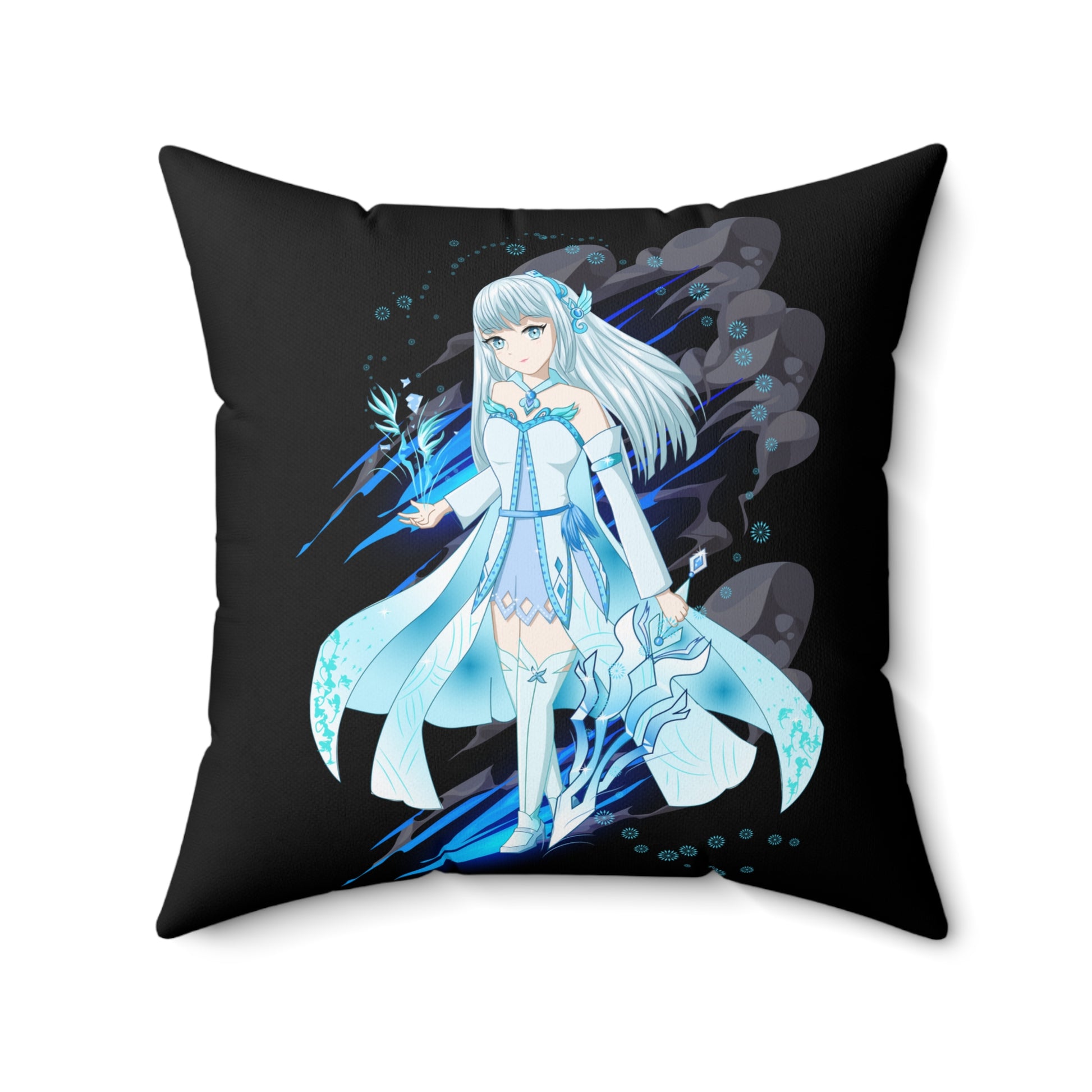 Wunderliches Anime-Charakterkissen, gemütliches Dekokissen, einzigartiges Geschenk für Gamer, Fantasy-Wohndekor, ideal für Anime-Enthusiasten
