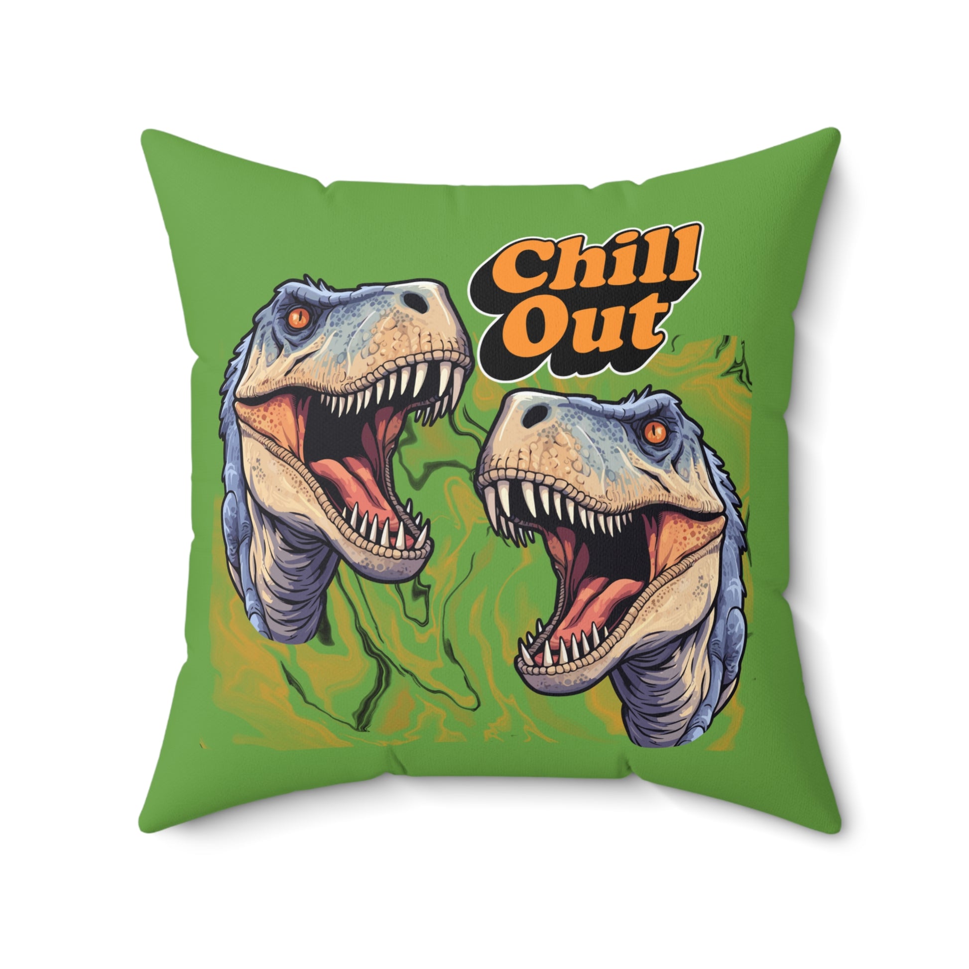 Dinosaurier-Chill-Out-Kissen | Lustiges Wohndekor, Geschenk für Kinder, Spielzimmer-Akzent, einzigartiges Dino-Kissen, Entspannung