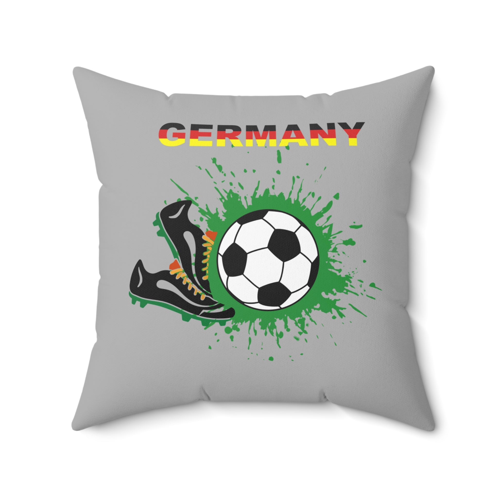 Dekokissen mit Fußball-Motiv, Support Germany Pride Kissen, Sportliches Wohndekor, WM-Geschenk, Fußball-Fan-Kissen