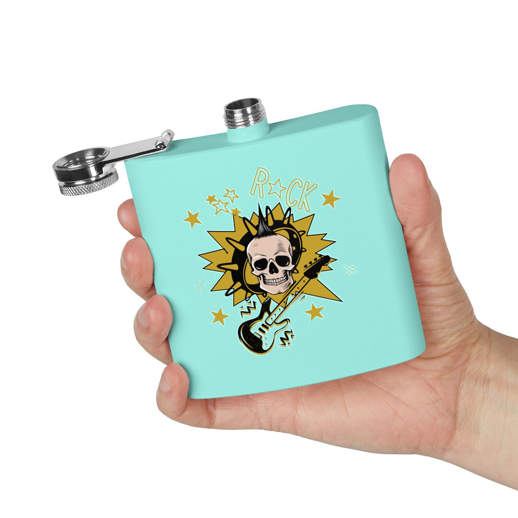 Rockstar-Flachmann aus Edelstahl – 170 ml, Geschenk für Musikliebhaber