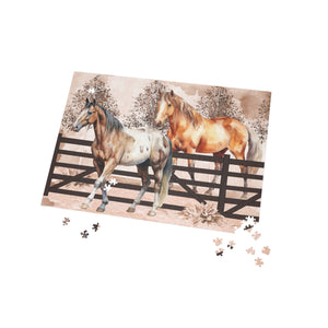Puzzle für Pferdeliebhaber: 1000-teiliges Kunstwerk majestätischer Pferde, Puzzle-Geschenk für Tierliebhaber, Familienspieleabend, Heimdekoration, einzigartiges Geschenk