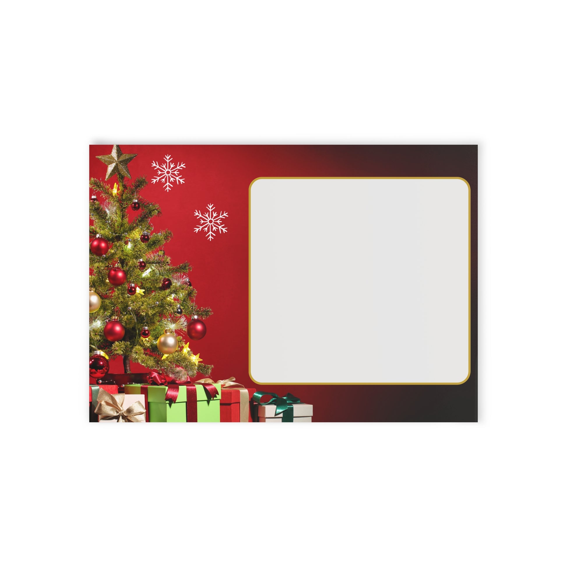 Weihnachtsgrußkarten - Festliche Weihnachtskarten, beidseitig bedruckt, personalisierte Weihnachtseinladungen, saisonale Grüße, Weihnachtsstimmung