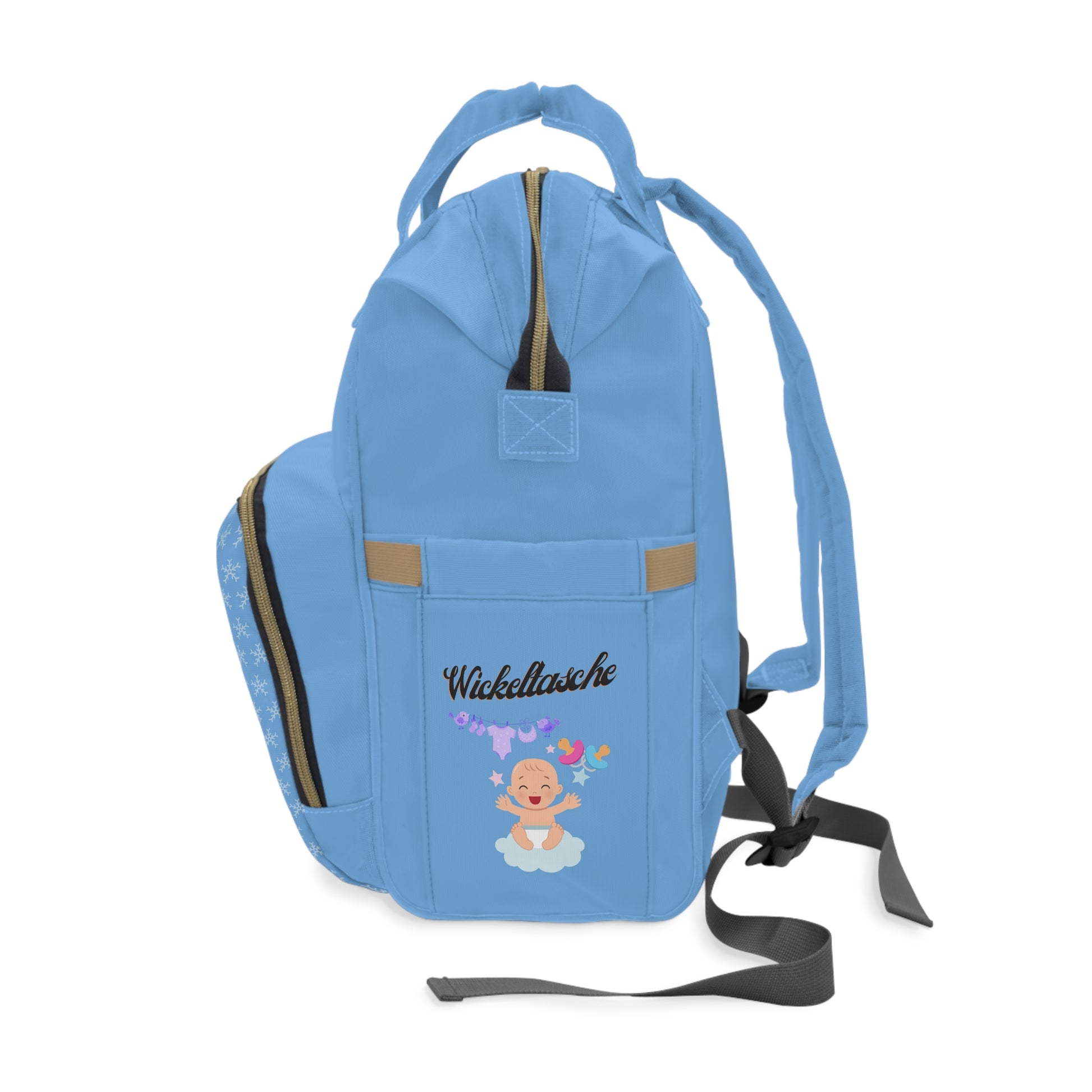 Stylischer multifunktionaler Wickelrucksack für moderne Eltern
