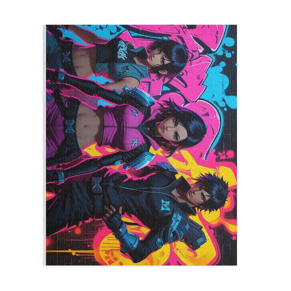 Lebendiges Street-Art-Puzzle (120, 252, 500 Teile) | Perfektes Geschenk für Puzzle-Liebhaber, Heimdekor, Kunstliebhaber, Familienaktivität, [...]