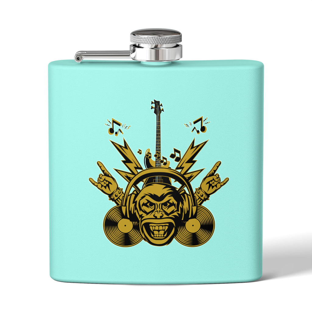 Flachmann für Rockmusikliebhaber – 170 ml Edelstahl-Flachmann