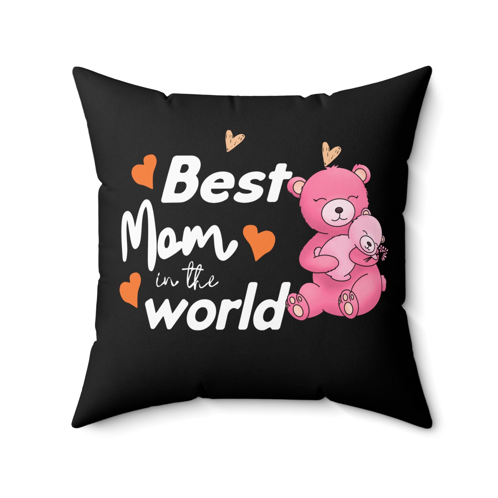 Kissen „Beste Mama der Welt Süßes Geschenk zum Muttertag, Babypartys, Wohndeko, gemütliches Kissen, herzerwärmendes Geschenk