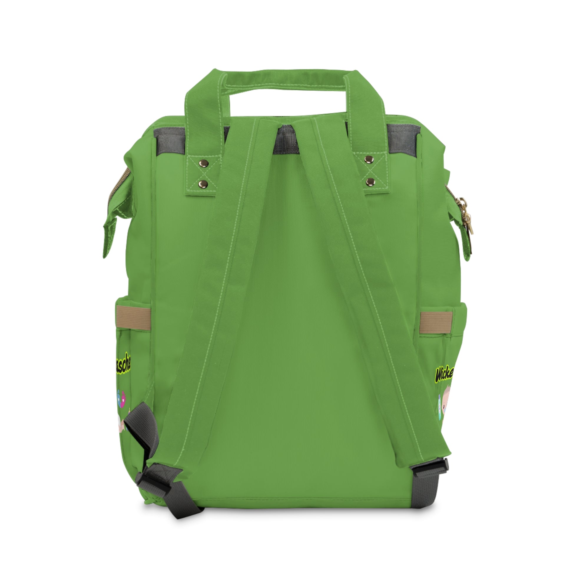 Farbenfroher multifunktionaler Wickelrucksack für Eltern – ideal für die Babypflege und auf Reisen