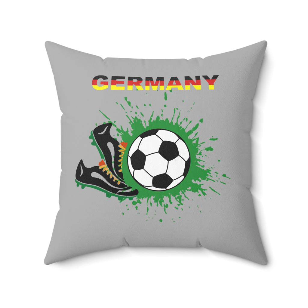 Dekokissen mit Fußball-Motiv, Support Germany Pride Kissen, Sportliches Wohndekor, WM-Geschenk, Fußball-Fan-Kissen