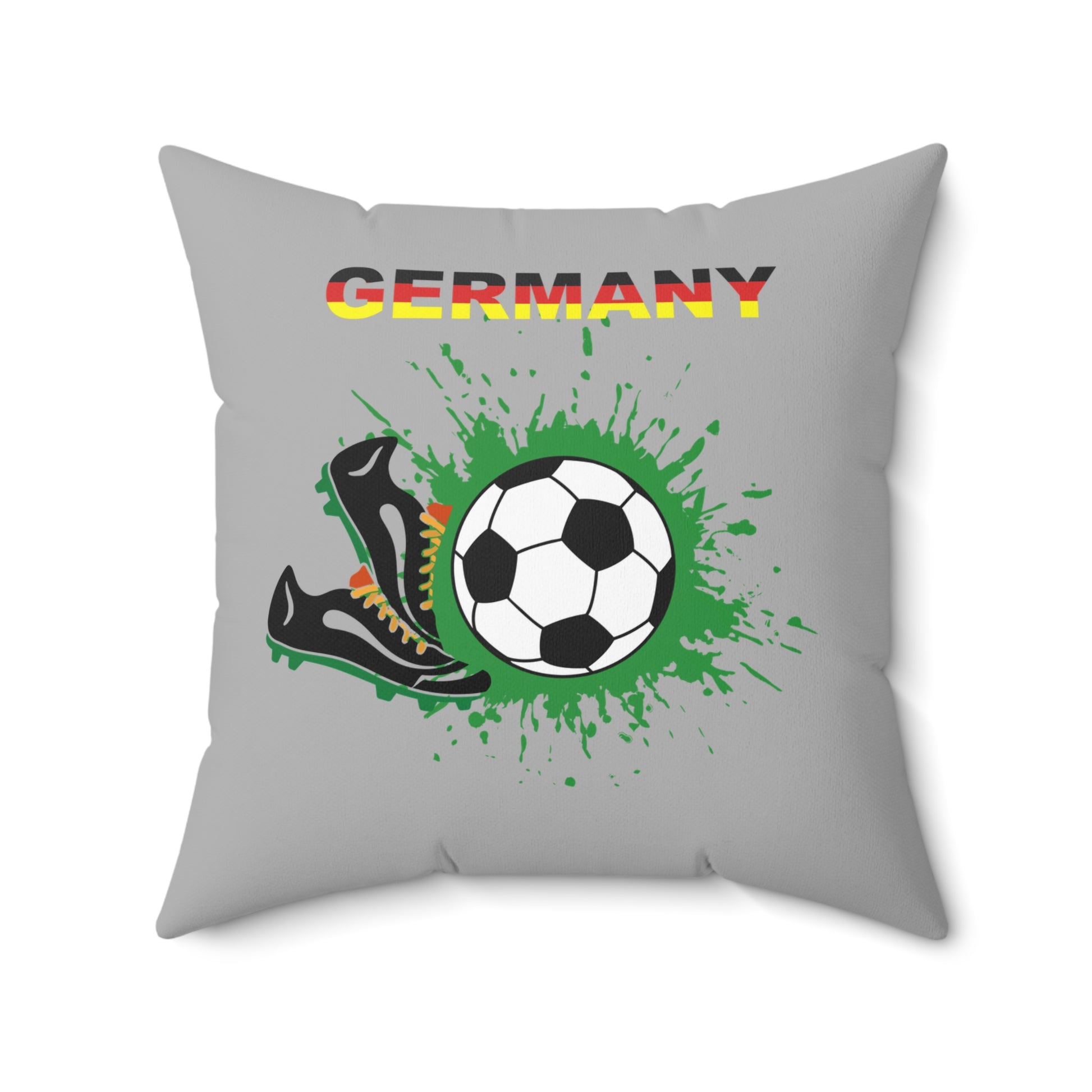 Dekokissen mit Fußball-Motiv, Support Germany Pride Kissen, Sportliches Wohndekor, WM-Geschenk, Fußball-Fan-Kissen