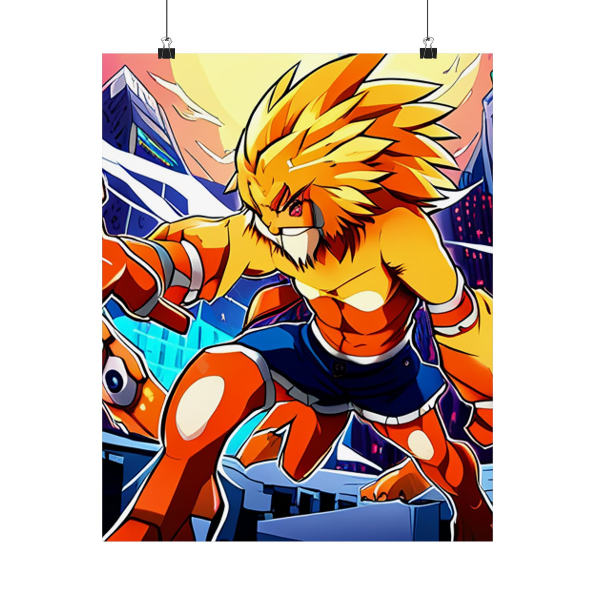 Lebendige Satin-Poster, Kunstdrucke, Wanddekoration, Anime-Kunstwerk, Wohndekor, stilvolle Geschenke
