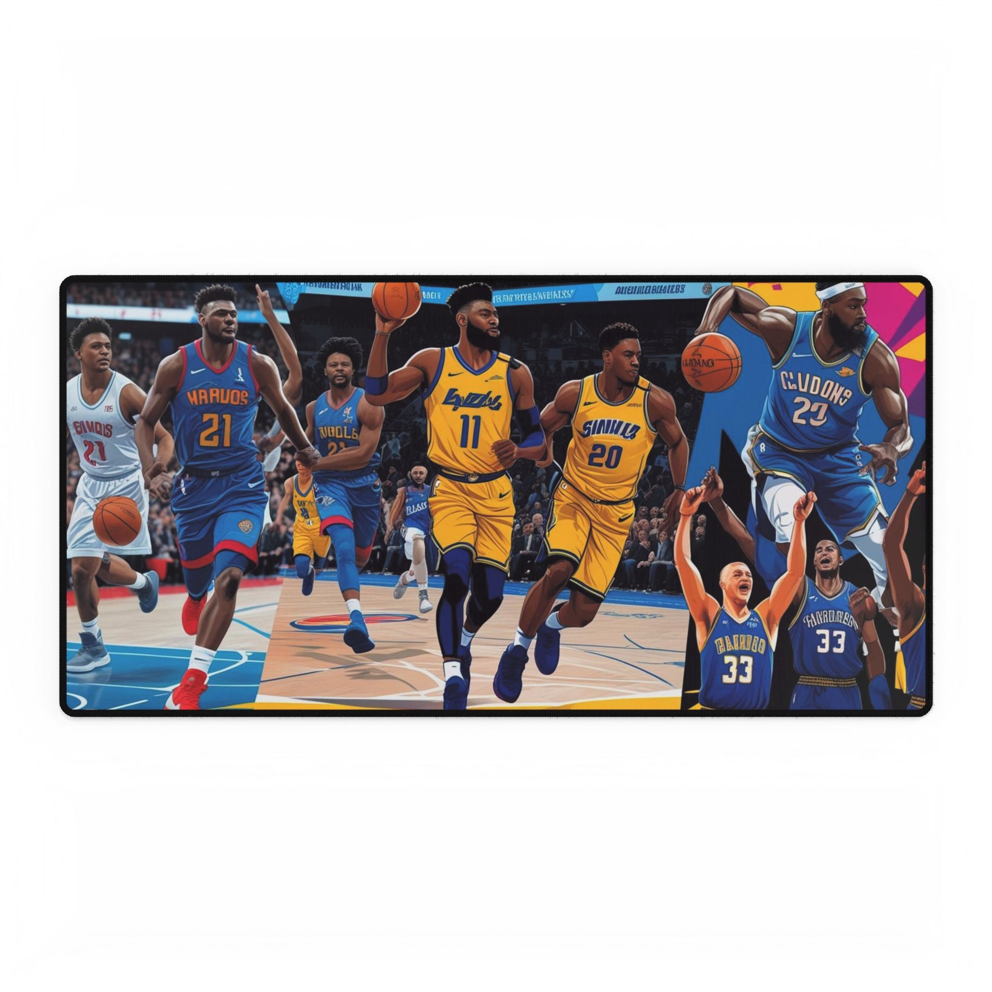 Stylische Schreibtischunterlagen für Gamer & Sportfans | Perfekt fürs Homeoffice, als Geschenk & Dekoration | Basketball-Vibes