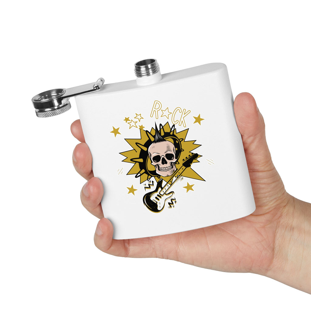 Rockstar-Flachmann aus Edelstahl – 170 ml, Geschenk für Musikliebhaber