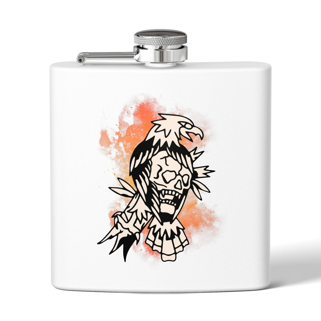 Edelstahl-Flachmann mit Totenkopf-Design – 170 ml Reisezubehör für Abenteurer