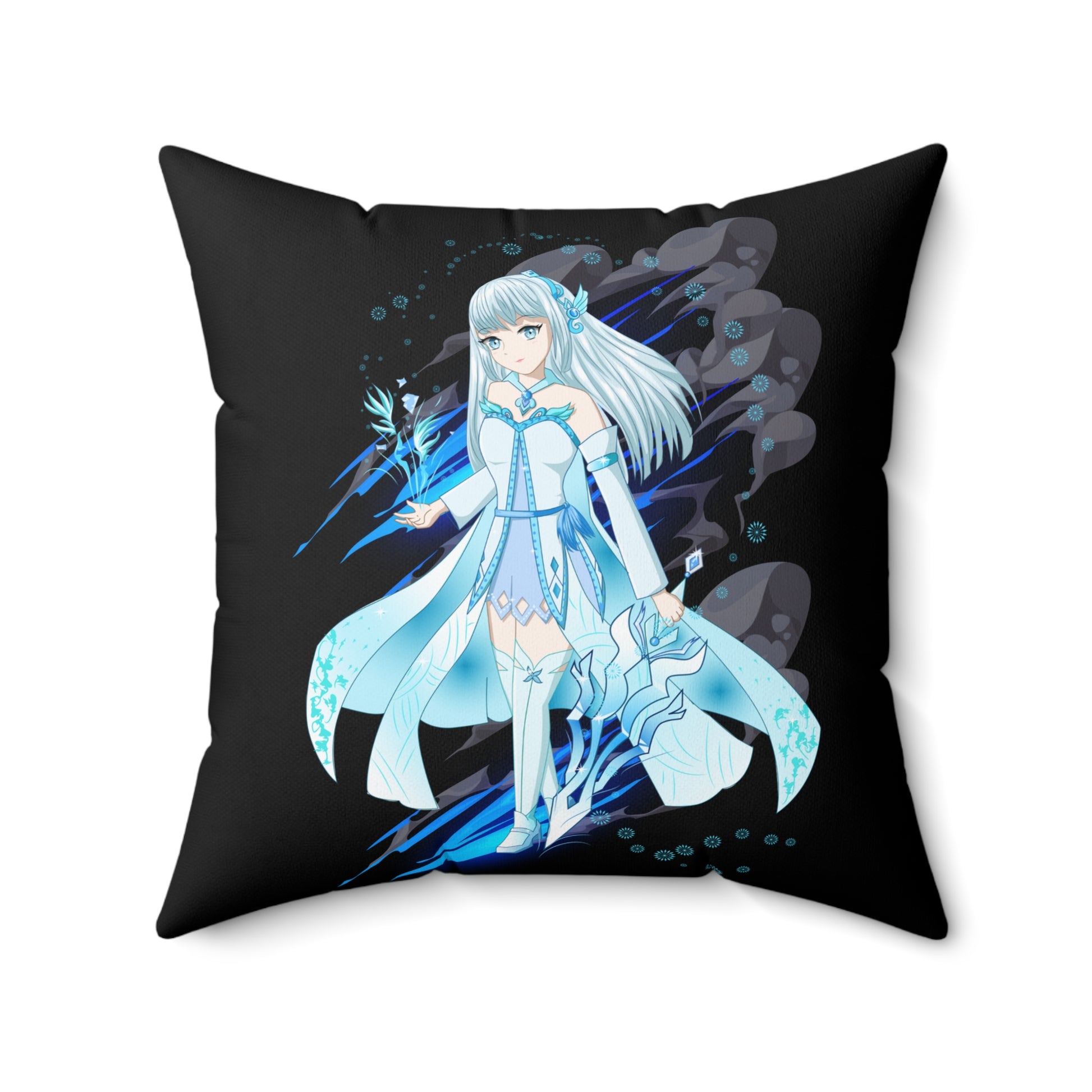 Wunderliches Anime-Charakterkissen, gemütliches Dekokissen, einzigartiges Geschenk für Gamer, Fantasy-Wohndekor, ideal für Anime-Enthusiasten