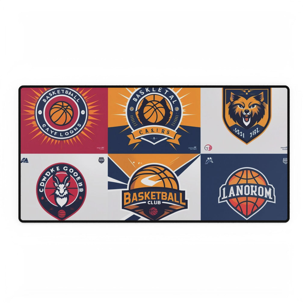 Basketball Schreibtischmatten, Personalisierte Schreibtischaccessoires, Sport-Bürodekor, Geschenk für Trainer, Spieler und Fans
