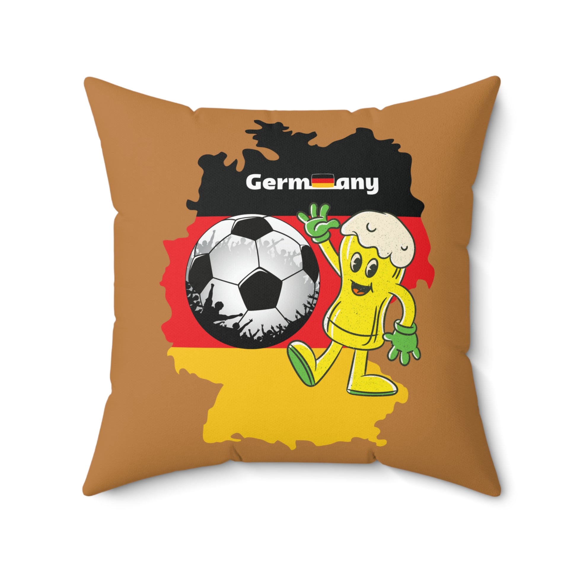 Deutschland Fußball Bierkissen, Fußball Deko, Fußball Fan Geschenk, Sportkissen, WM Deko, Einzigartiges Kissen
